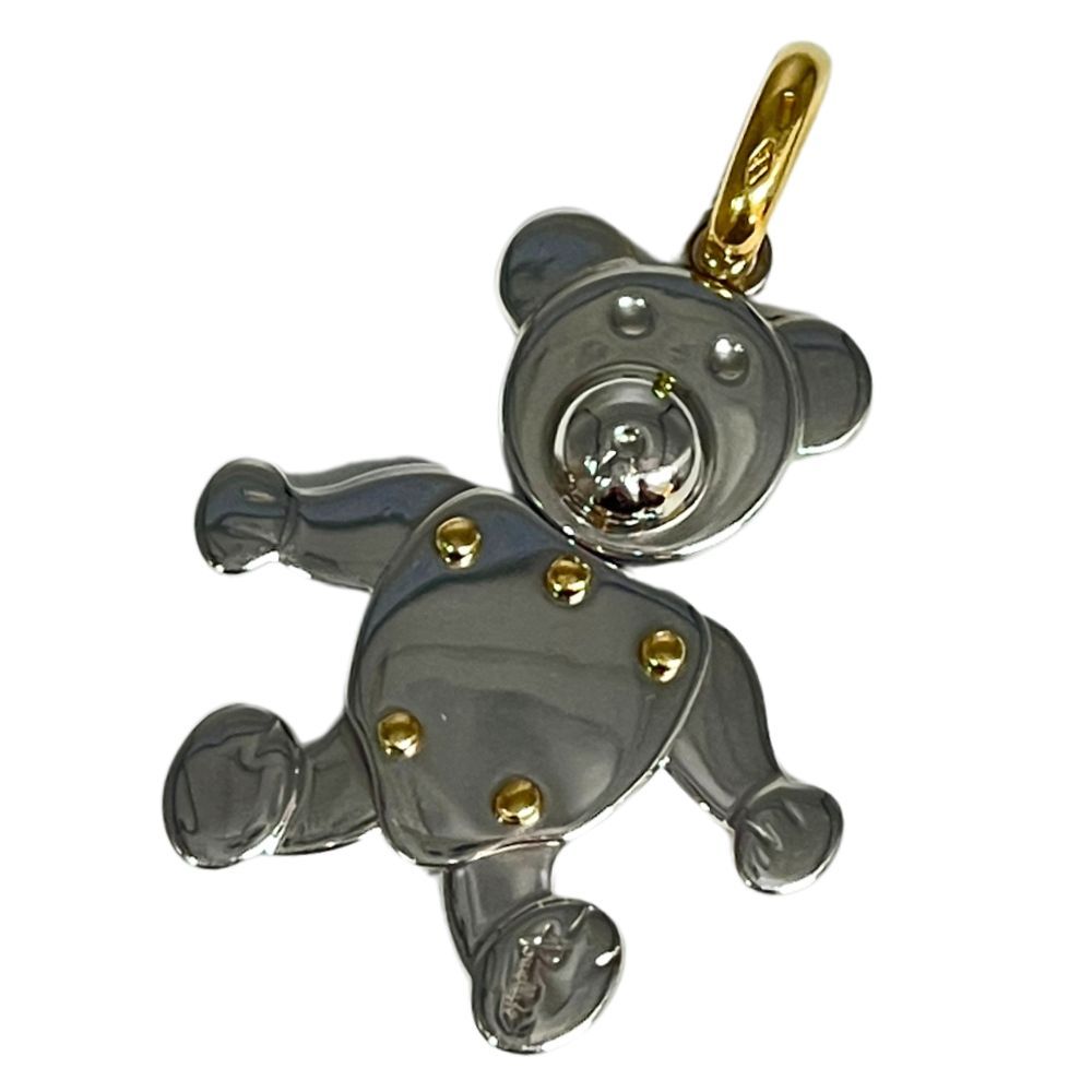 POMELLATO ポメラート オルセット ベア クマ ペンダントトップ K18×SS