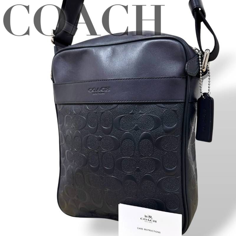 極美品☆COACH コーチ☆ショルダーバッグ ボディバッグ 斜め掛け 