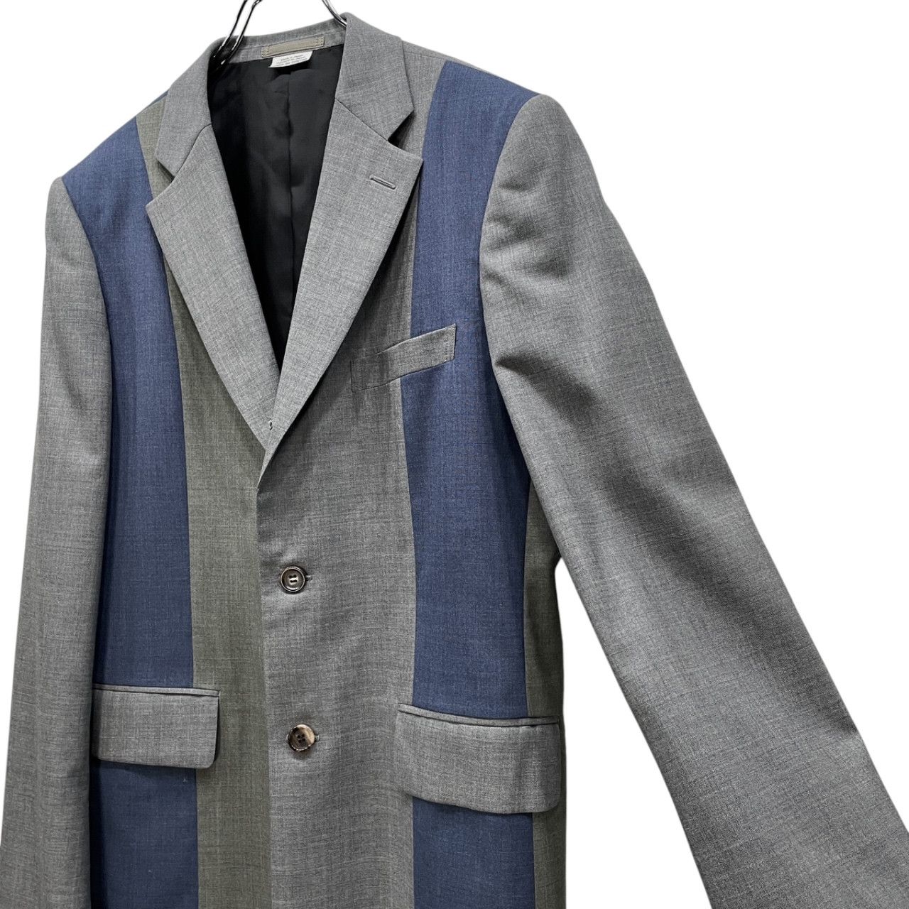 COMME des GARCONS HOMME DEUX 23SS ウール切替アシンメトリースクエア 