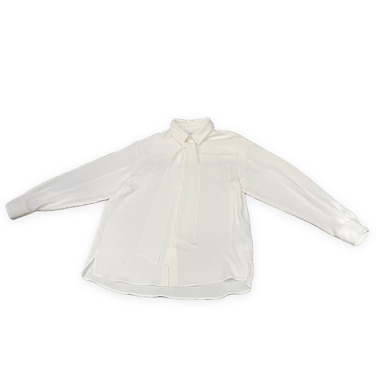 CULLNI 25SS BOWTIE SHIRTS ボウタイ付きドレープシャツ ブラウス