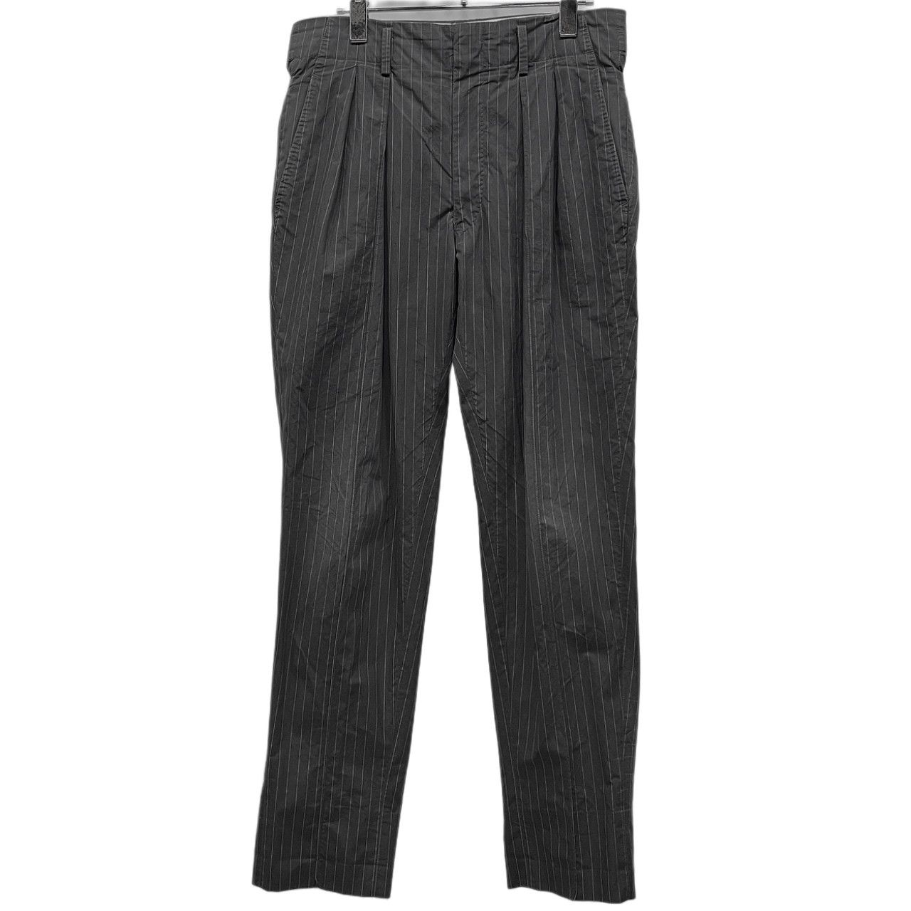 RAINMAKER KYOTO 16SS STRIPE 2-TUCK TROUSERS コットンストライプ2タックパンツ ボトムス レインメーカー メンズ RAINMAKER KYOTO 16SS STRIPE 2-TUCK TROUSERS コットンストライプ2