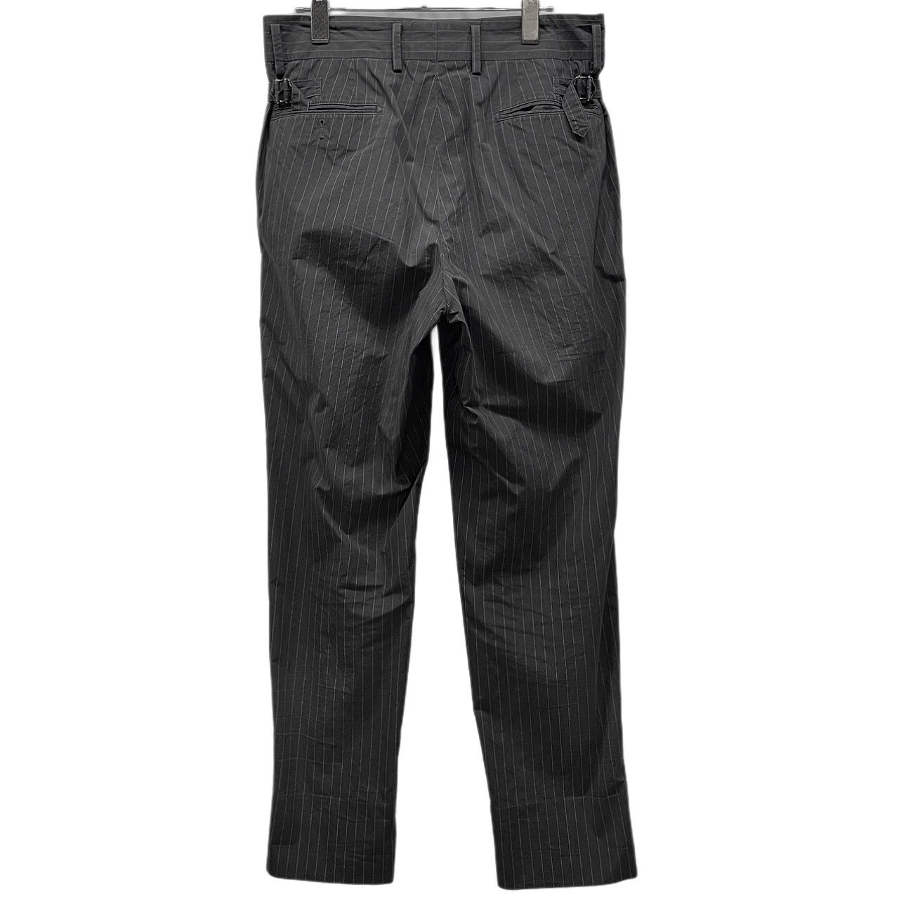 RAINMAKER KYOTO 16SS STRIPE 2-TUCK TROUSERS コットンストライプ2