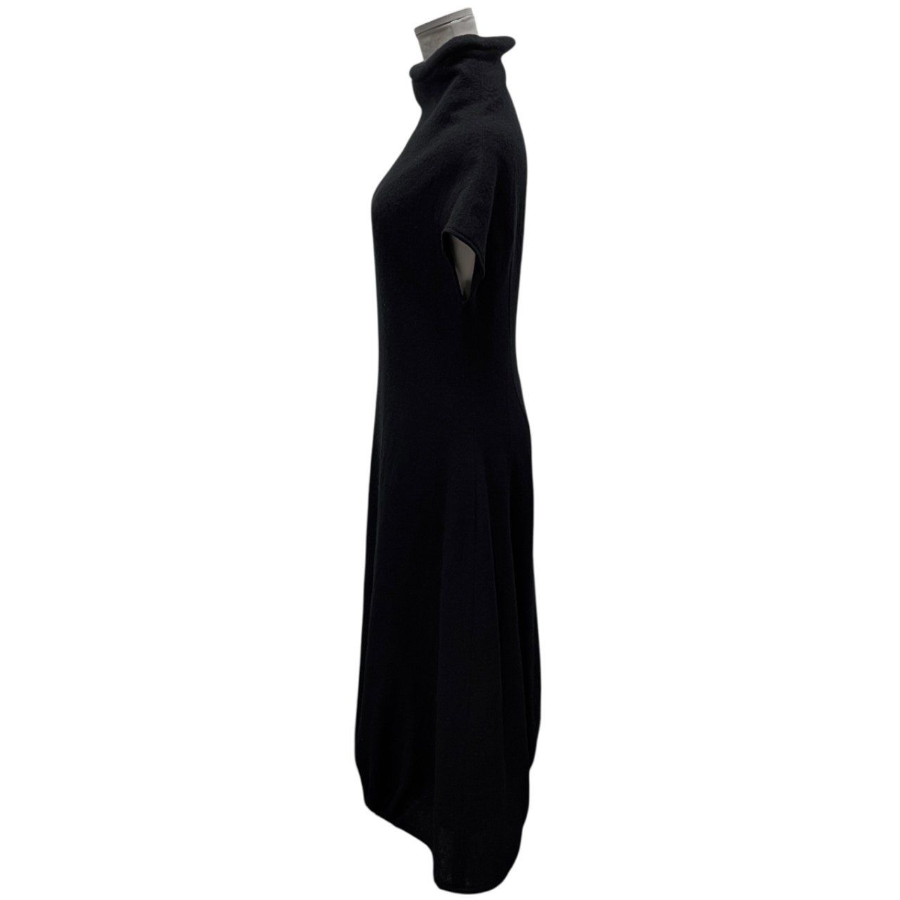 WXYZ Yohji Yamamoto ウールフラノオフネックゴムシャーリング 