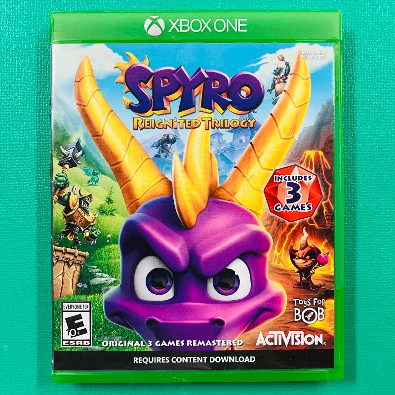 【海外版 北米版】【ディスク美品】XBOX ONE Spyro Reignited Trilogy スパイロ