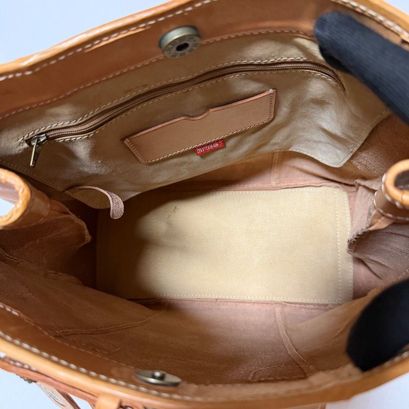 BREE ブリー オールレザー トートバッグ ハンドバッグ 本革 ヌメ革 