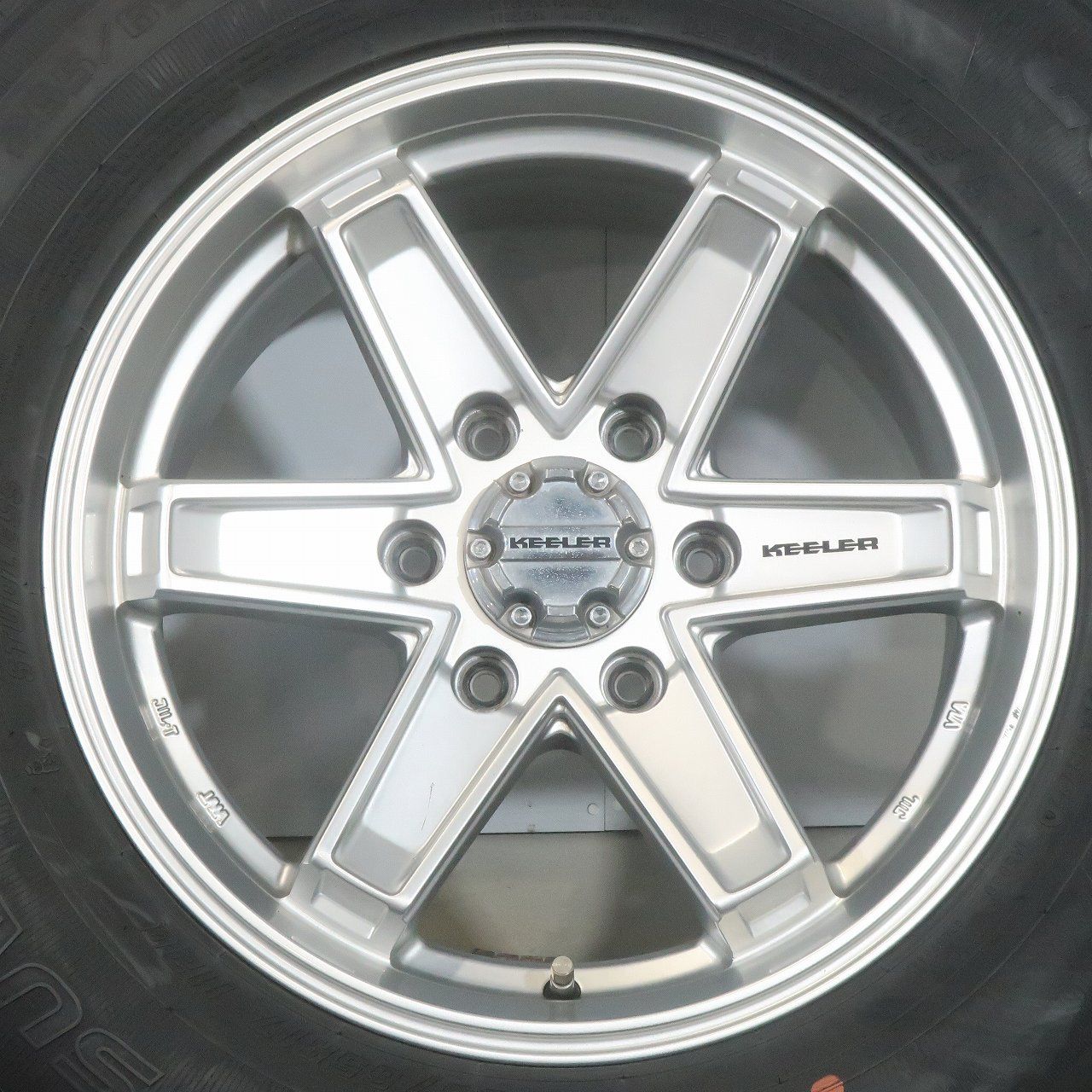 プラド ハイラックス サーフ 等に 4本 weds キーラー 17インチ 8J +25 