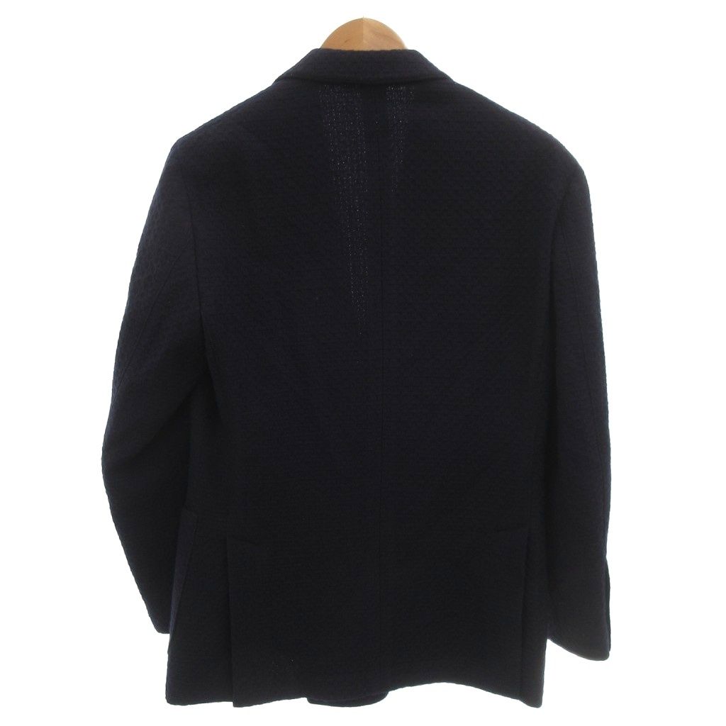 LARDINI テーラードジャケット ダブル ネイビー ラルディーニ LARDINI テーラードジャケット ブレザー ダブル ウール