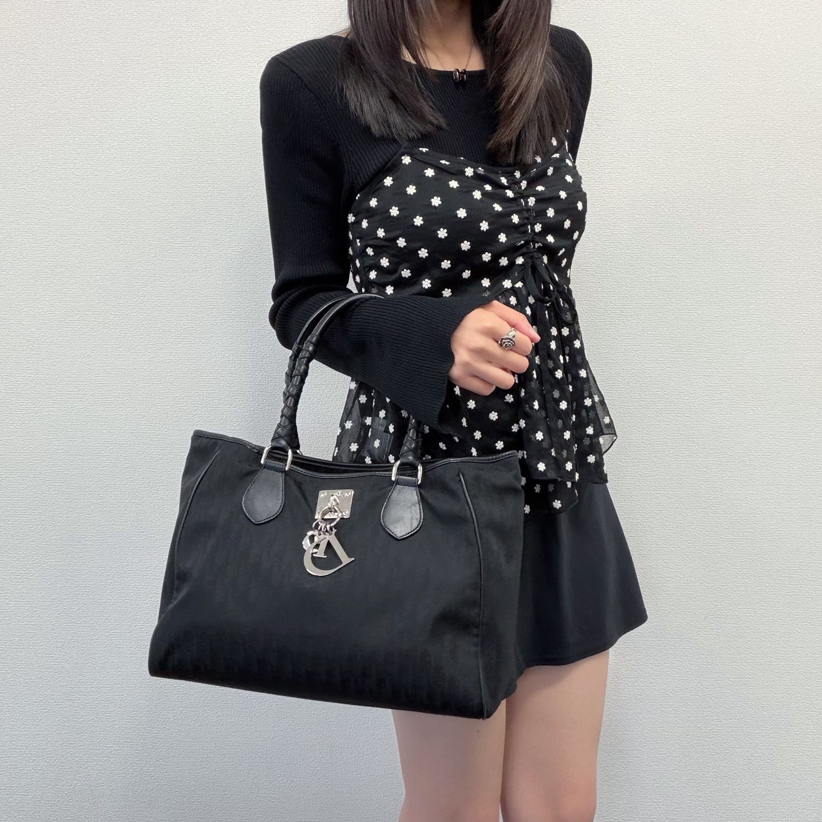 中古】Christian Dior クリスチャンディオール ハンドバッグ トート 