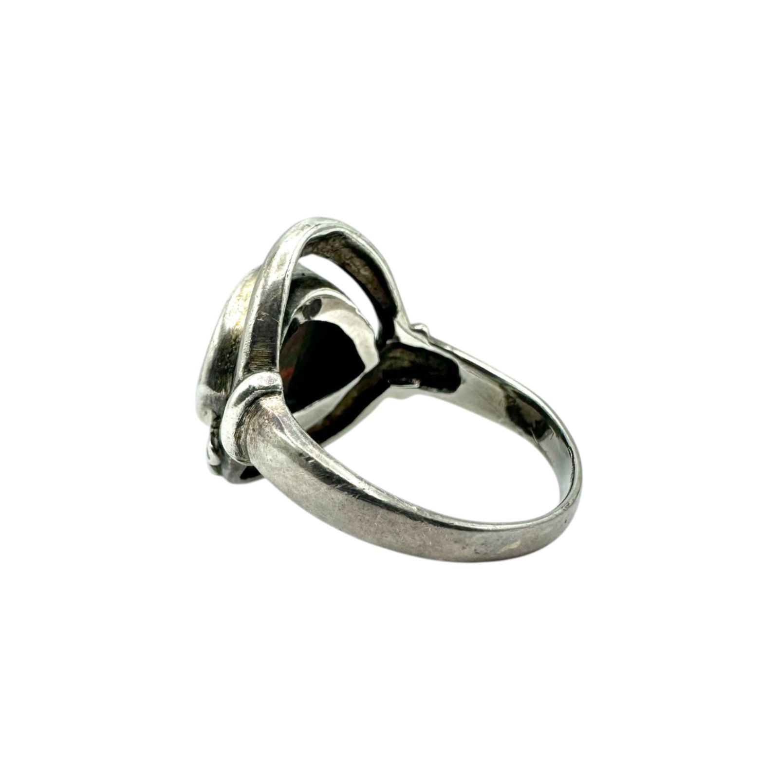 豊かな色彩】 ズニ族 インレイ Silver 925 刻印 Design Ring シルバー