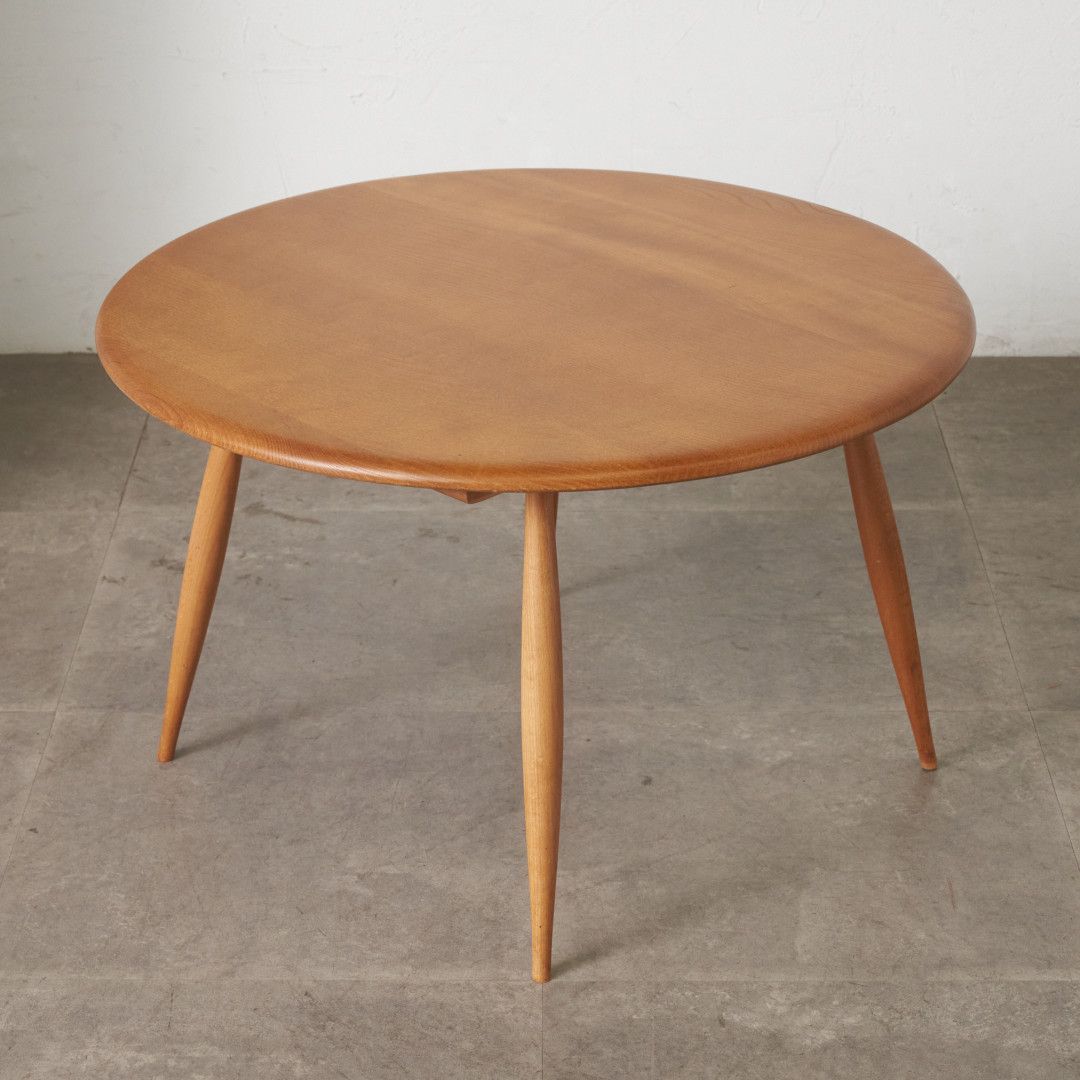 Ercol ラウンド コーヒーテーブル アーコール 英国 ヴィンテージ 円形 