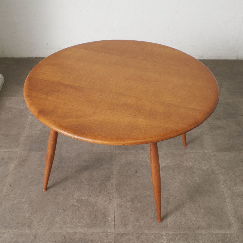 Ercol ラウンド コーヒーテーブル アーコール 英国 ヴィンテージ 円形 