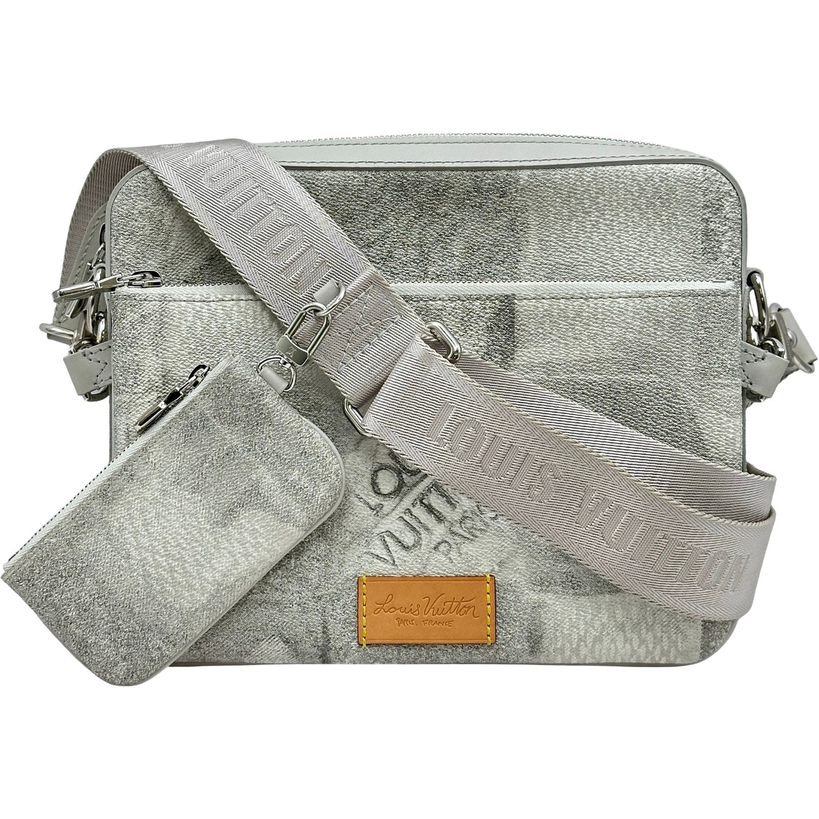ルイ・ヴィトン LOUIS VUITTON トリオ・メッセンジャー N50068 グレー 