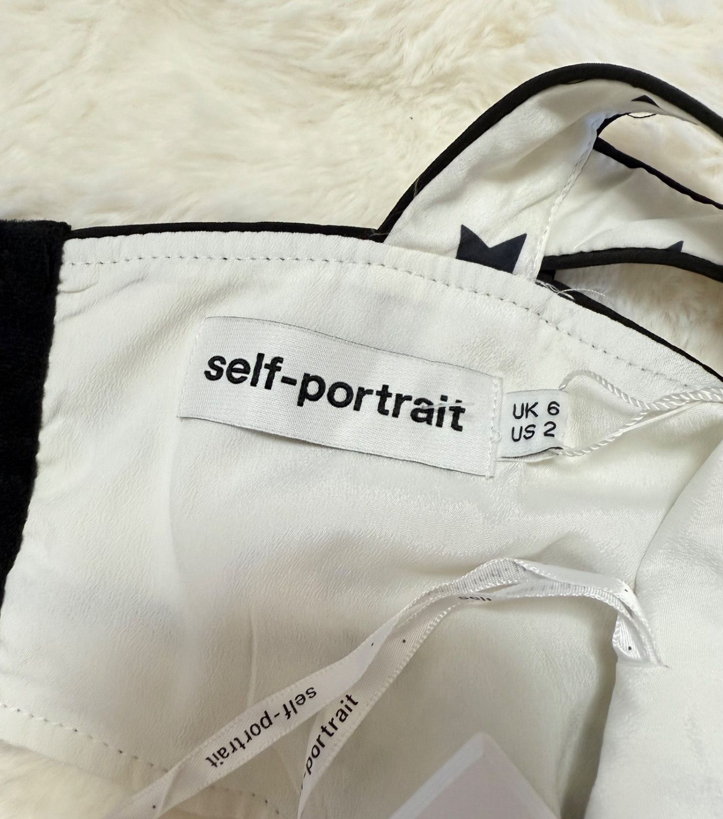 Self-Portrait 星柄 ワンピース Printed Star Handkerchief ドレス