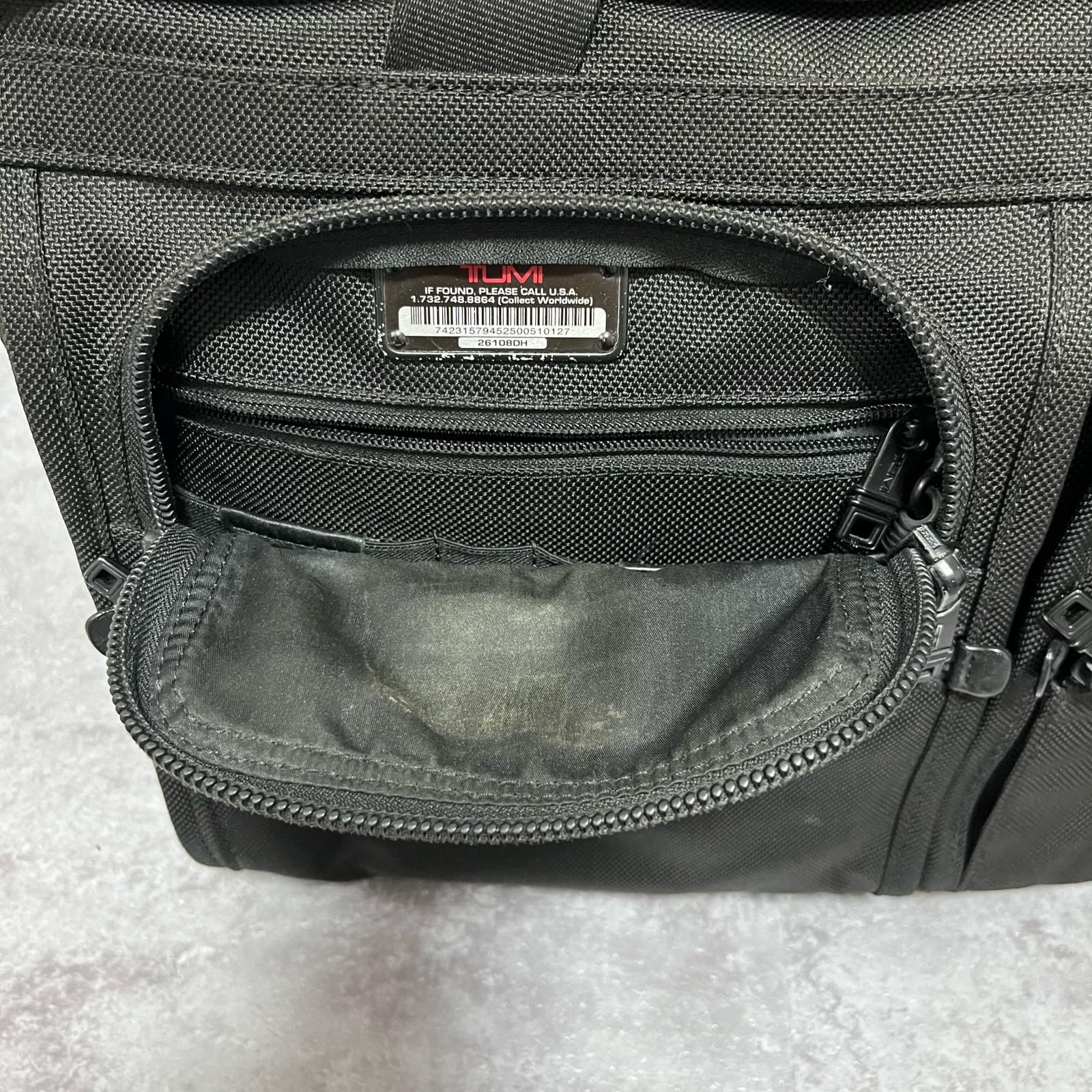 TUMI 2way ビジネスバッグ 26108DH ブラック TUMI】トゥミ Alpha 