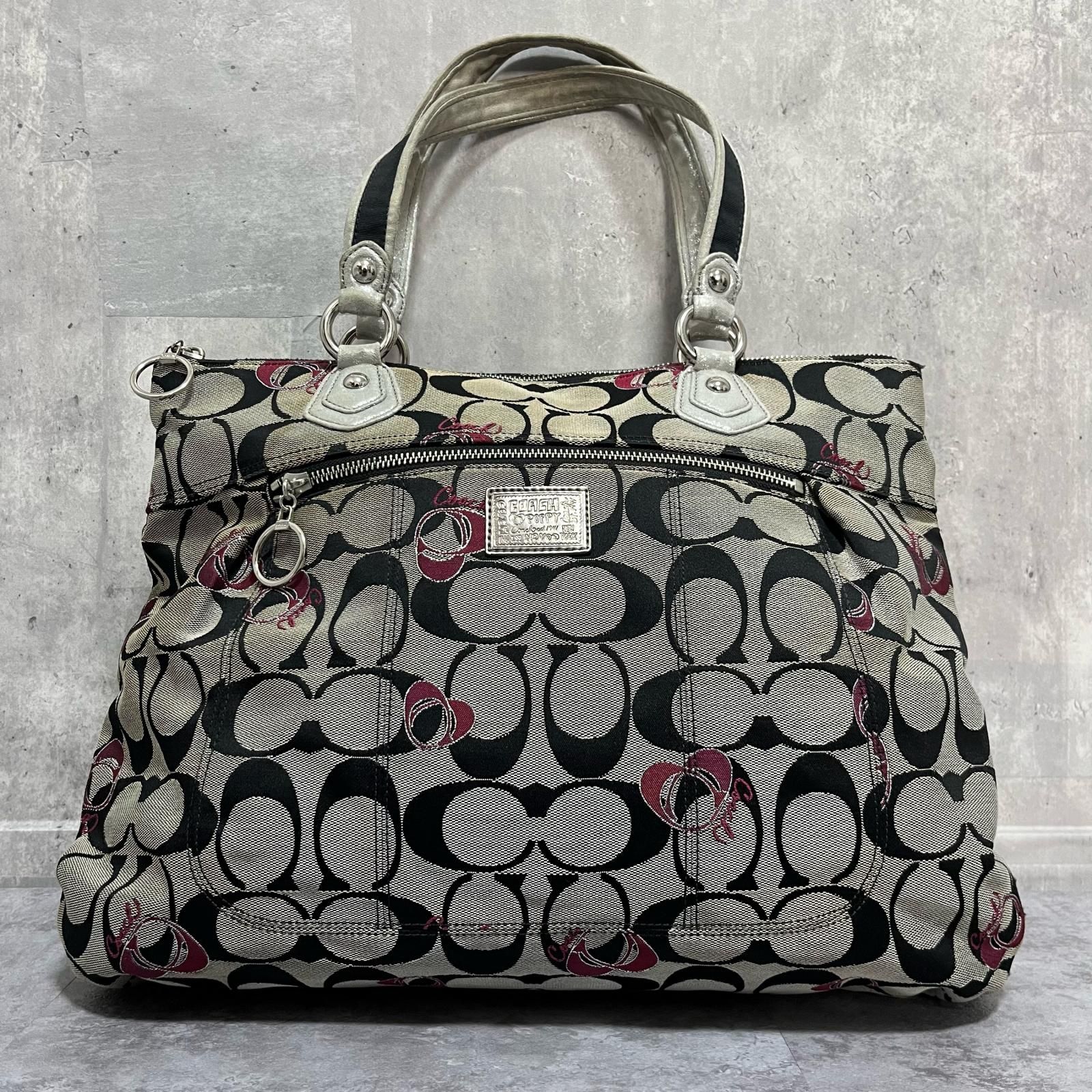 COACH】コーチ シグネチャー柄トートバッグ シグネチャーモチーフ