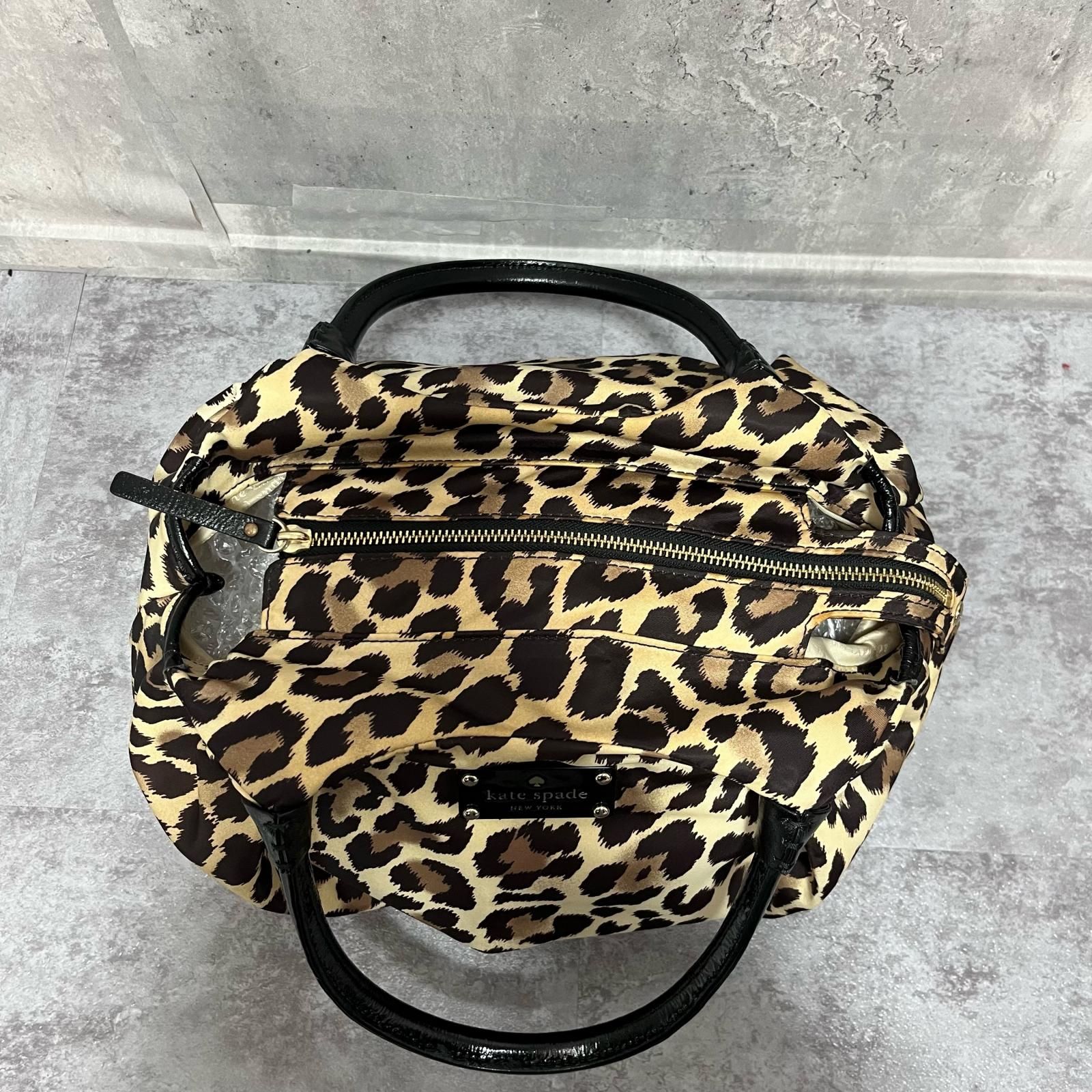Kate Spade】ケイトスペード レオパード柄ハンドバッグ レオパード 