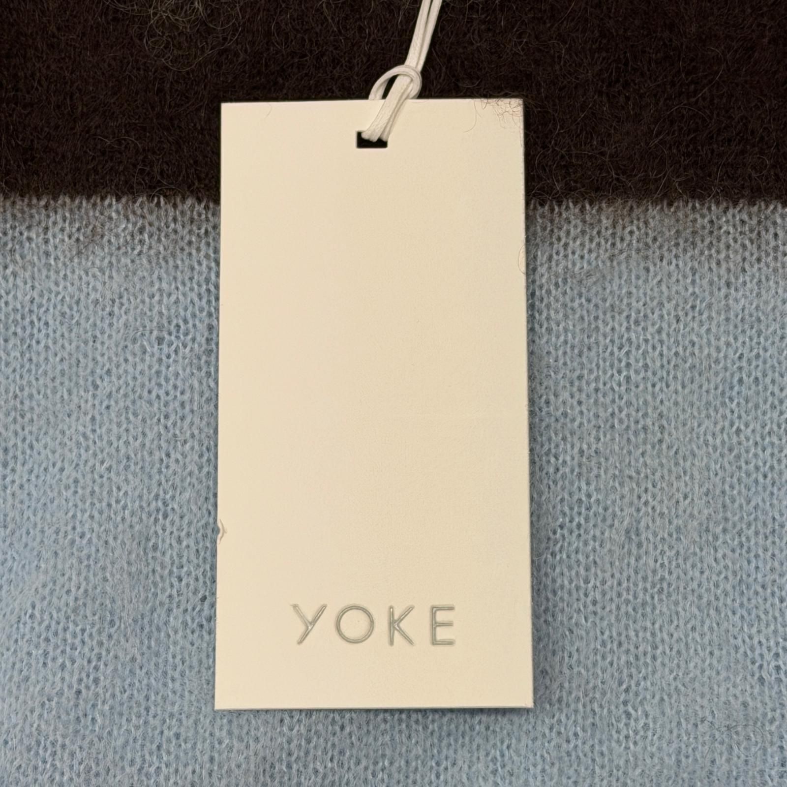 参考上代57200円 未使用 YOKE × KEITA MARUYAMA 25SS MOHAIR BORDER