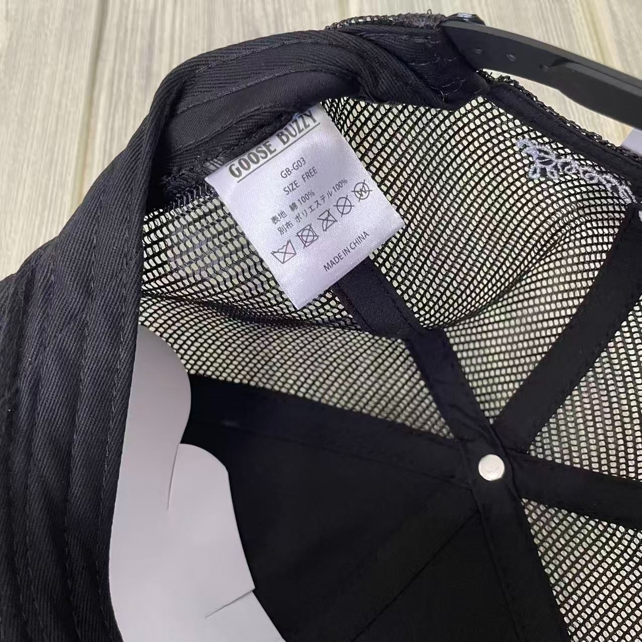 GOOSE BUZZY GB SIG MESH CAP 黒 森下直哉 - メルカリ
