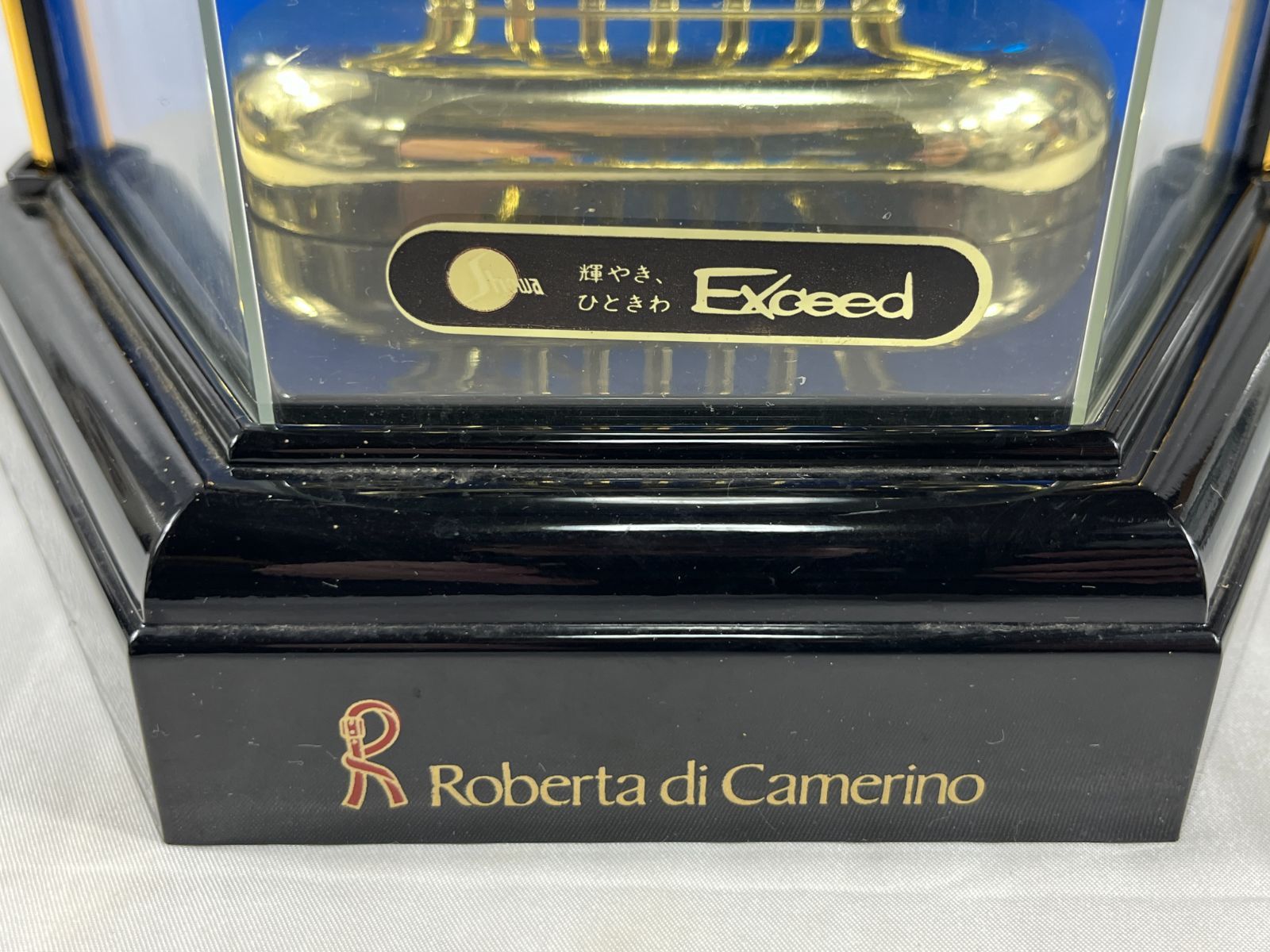 EXCEED エクシード　Roberta di Camerino ロベルタディカメリーノ　置時計　QUARTZ クォーツ　振り子　時計　インテリア　昭和レトロ　昭和　レトロ