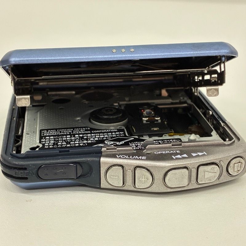 SONY MD WALKMAN MZ-E44 Blue ソニー MDウォークマン ポータブルMD