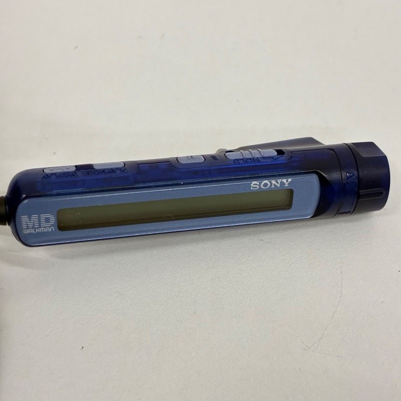 SONY MD WALKMAN MZ-E44 Blue ソニー MDウォークマン ポータブルMD