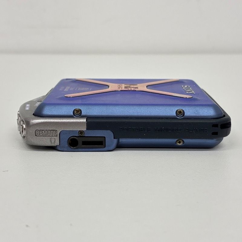 SONY MD WALKMAN MZ-E44 Blue ソニー MDウォークマン ポータブルMD