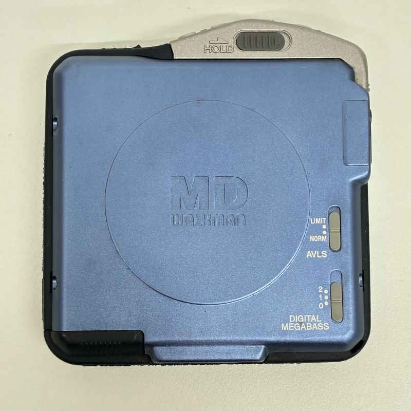 SONY MD WALKMAN MZ-E44 Blue ソニー MDウォークマン ポータブルMD