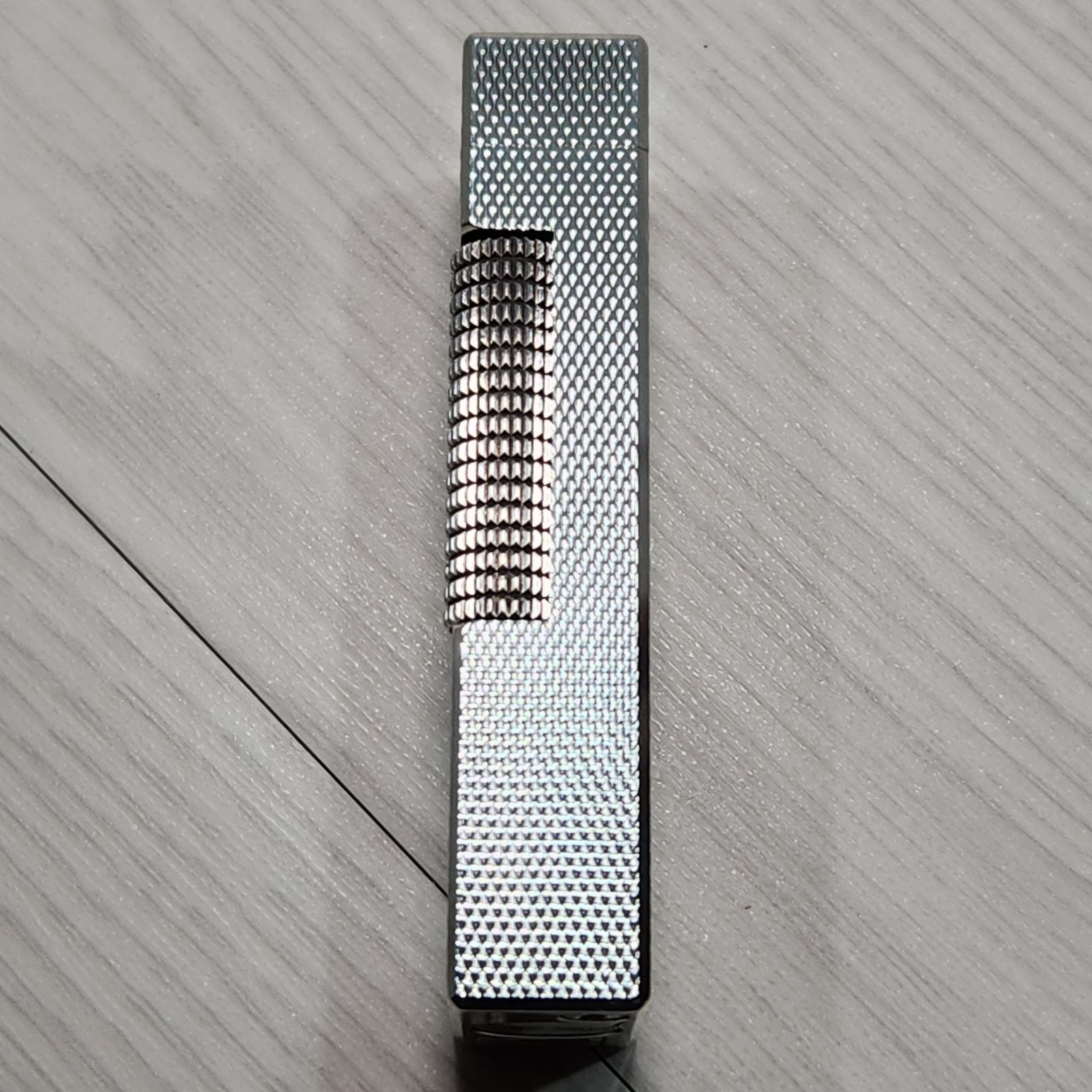 美品】 dunhill ダンヒル ガスライター ローラー式 シルバー スクエア 