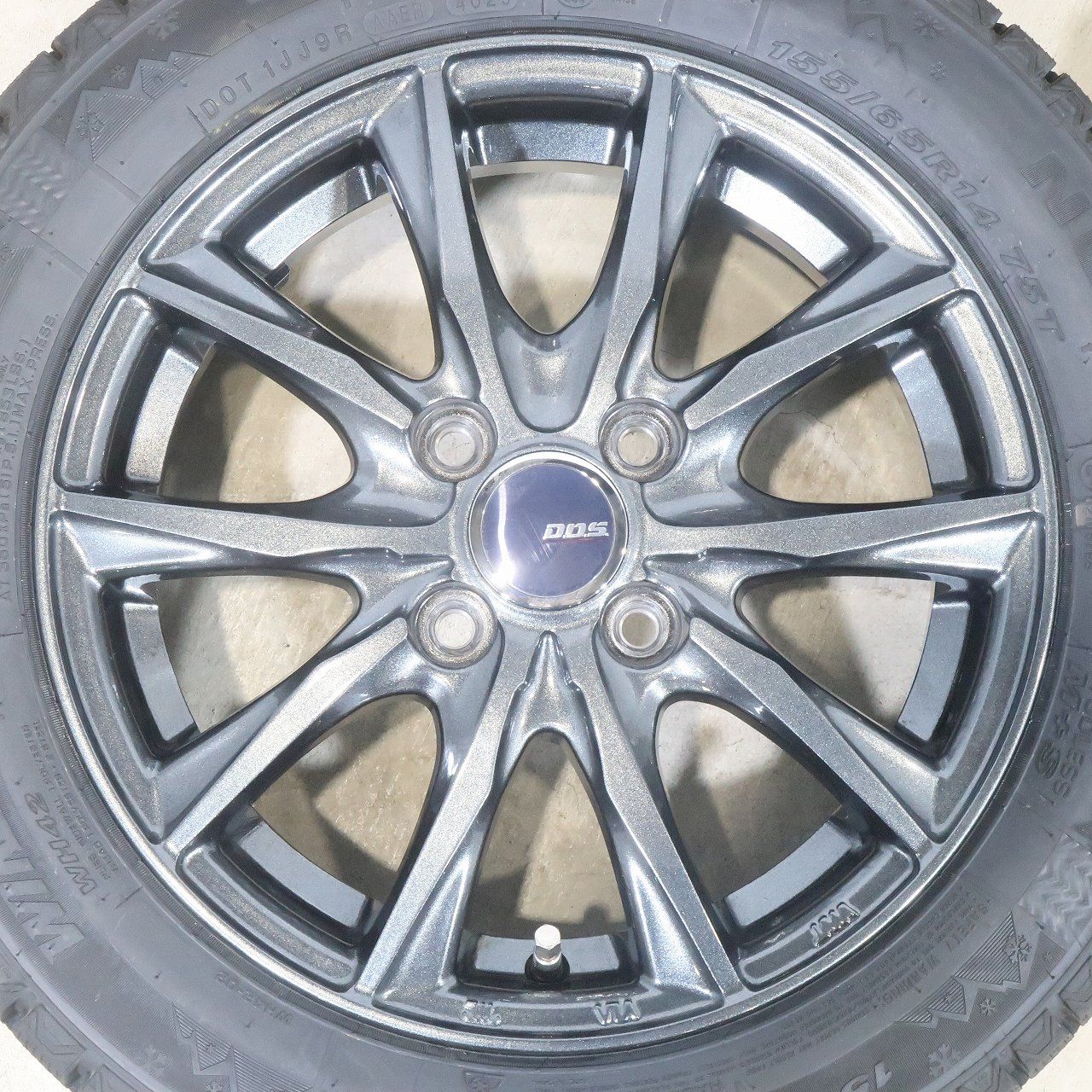 軽自動車に 4本 DOS 14インチ スタッドレス NEXEN WINGUARD ice2 2025 
