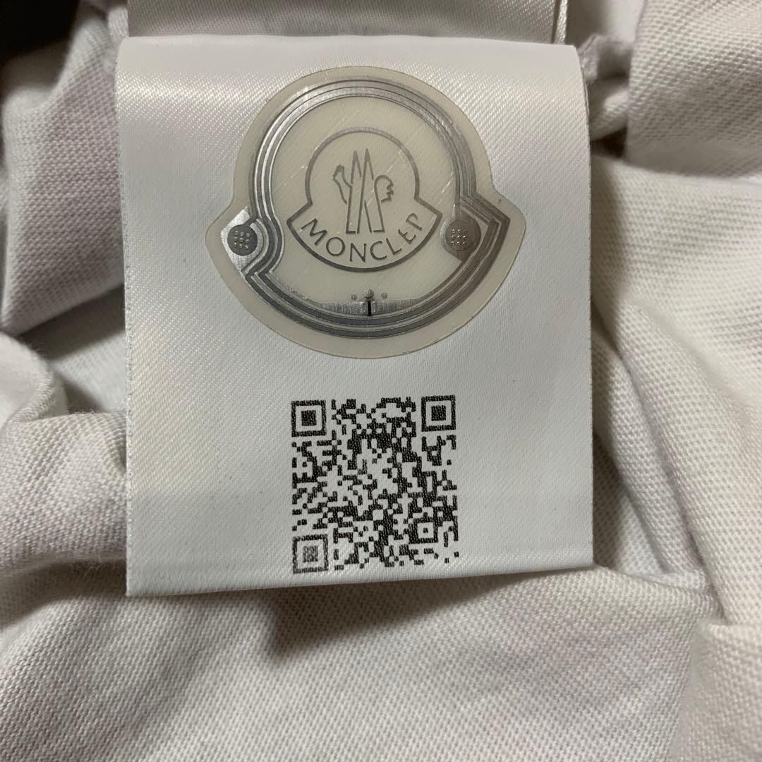モンクレール Tシャツ ホワイト M 国内正規品 3S542 - メルカリ