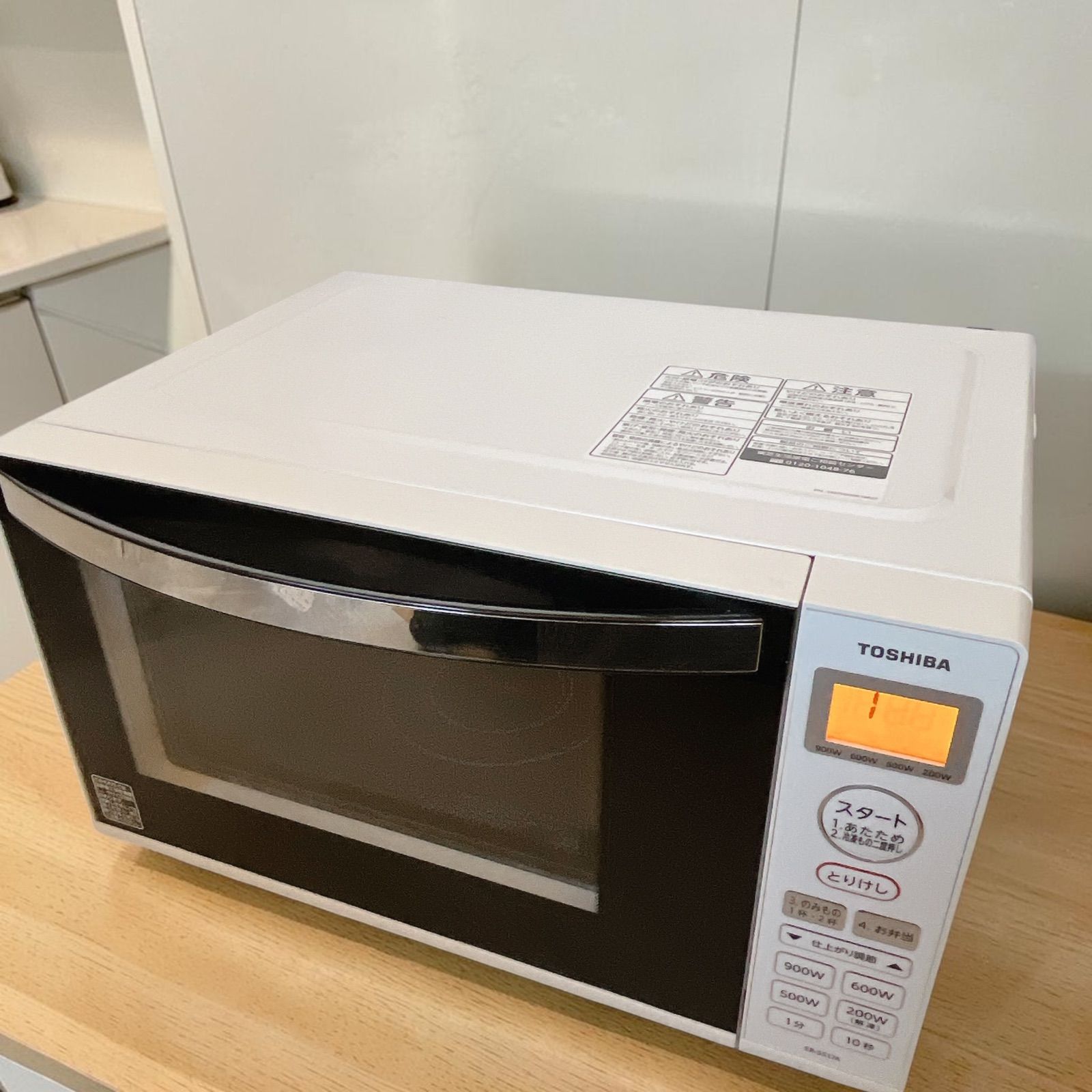 東芝 ER-SS17A ホワイト 単機能レンジ 2021年製 Amazon | 東芝 電子