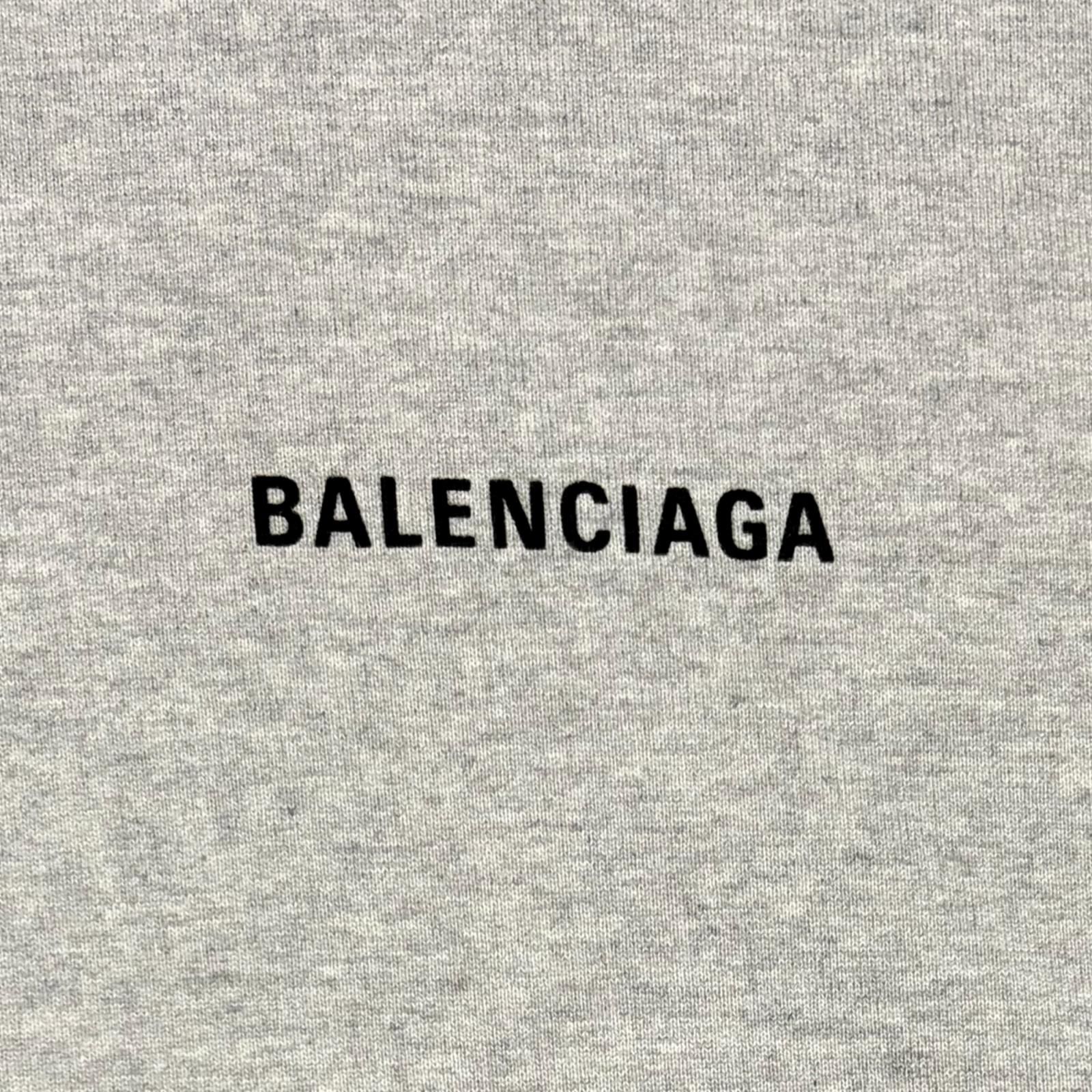 BALENCIAGA/XS /グレー /バックロゴパーカー /型番600583 - メルカリ