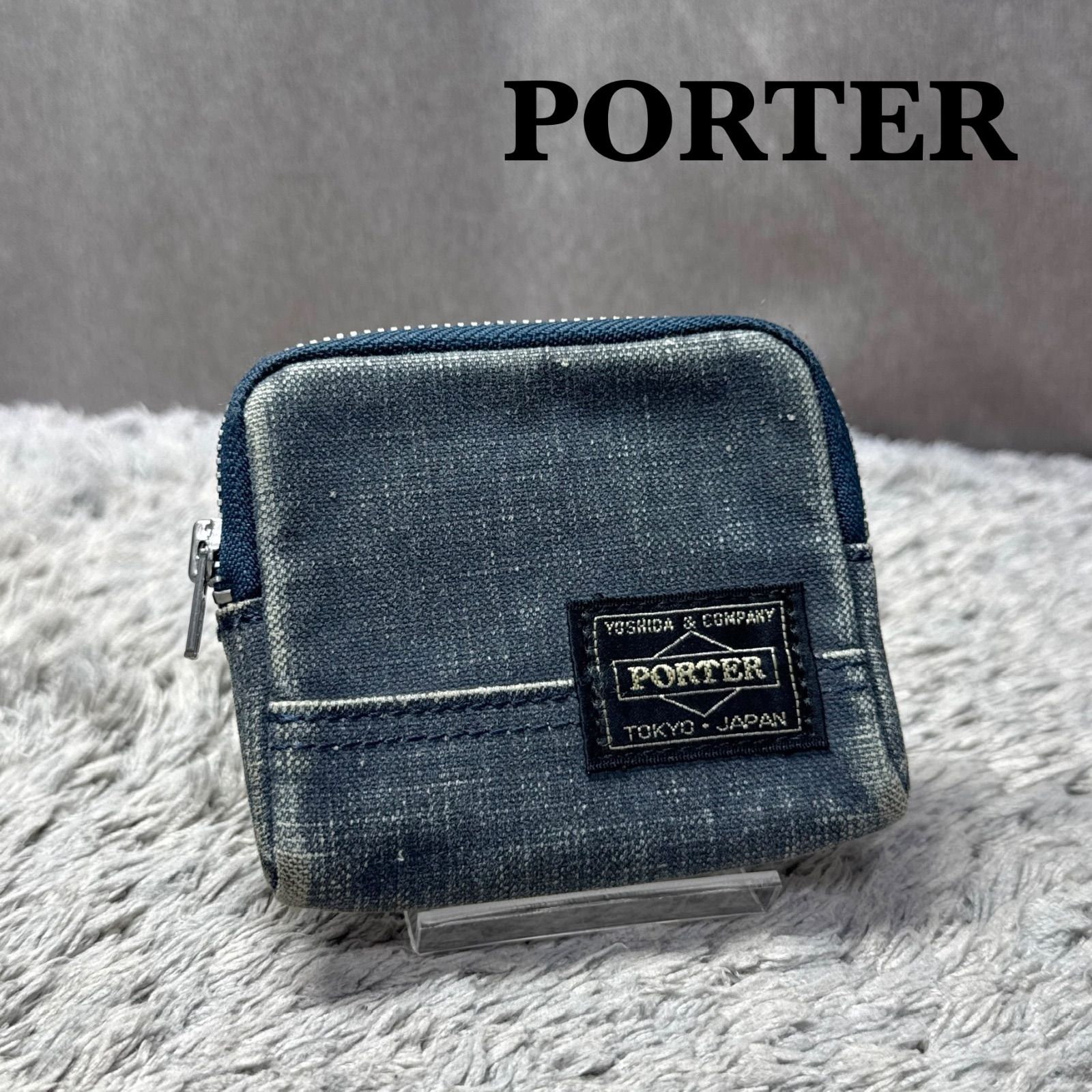 PORTER ポーター デニム コインケース 小物入れ - メルカリ