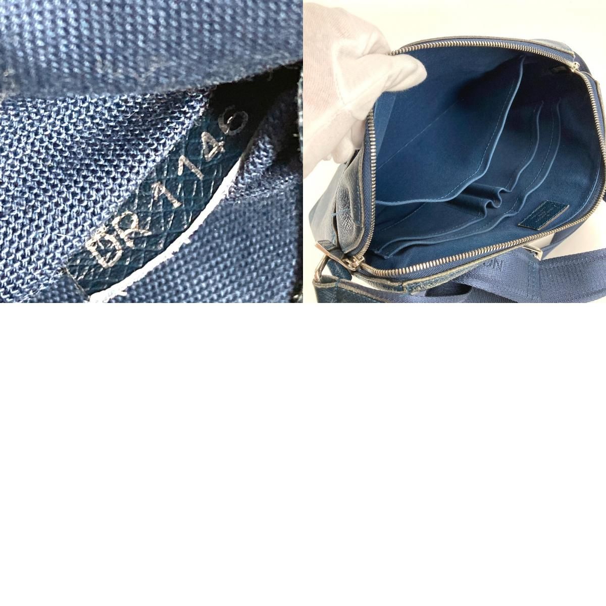 ルイヴィトン LOUIS VUITTON グリゴリ M30236 タイガ カバン 斜め掛け ショルダーバッグ タイガレザー オセアン ブルー LOUIS VUITTON】ルイヴィトン『タイガ グリゴリ メッセンジャーPM