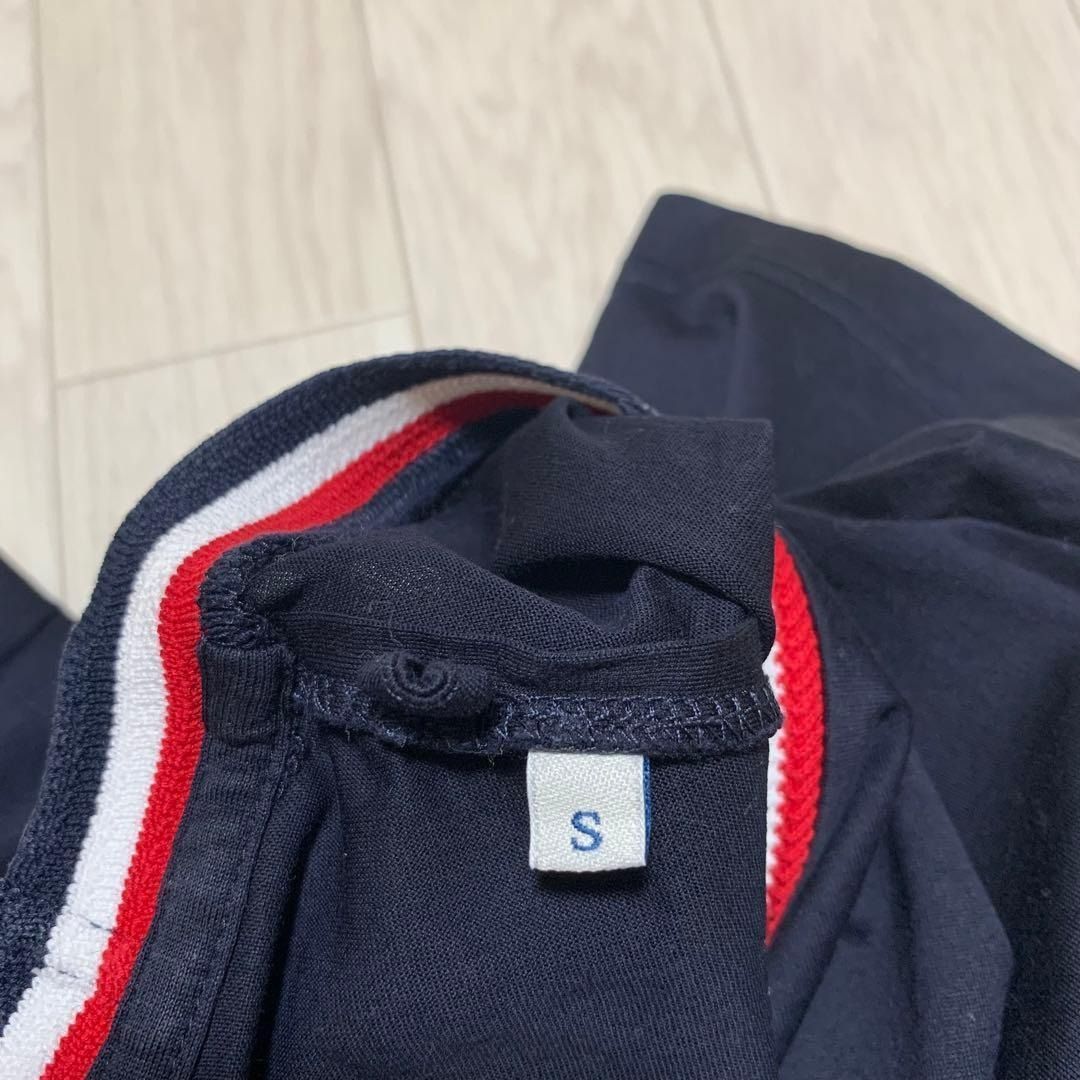MONCLER 首刺繍 Tシャツ ネイビー S 国内正規品 3S567 - メルカリ