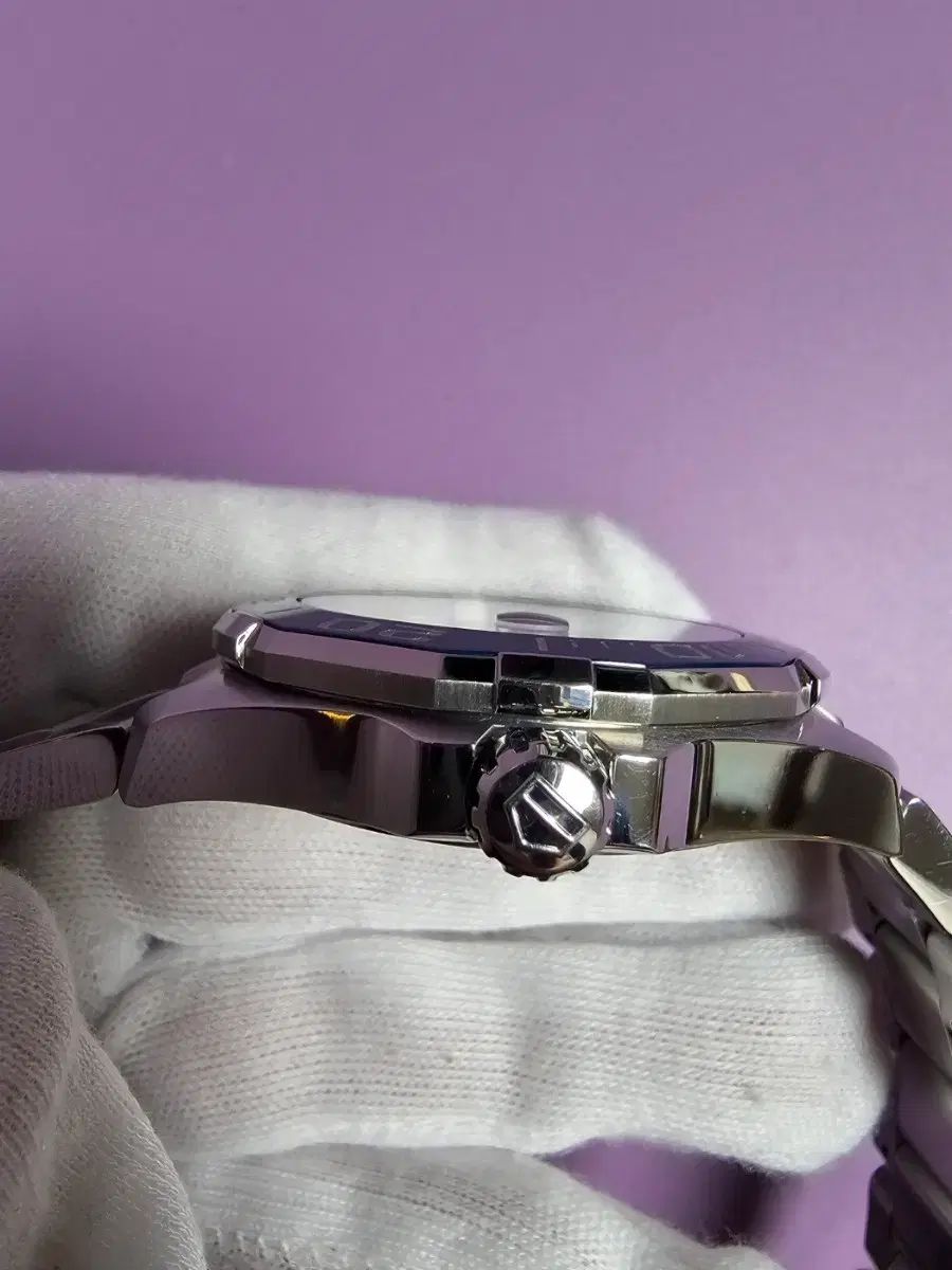  タグ ホイヤー アクアレーサー キャリバー5 オート メタル 時計 デニム文字盤 way201b コート 自動巻き時計 腕時計(アナログ)