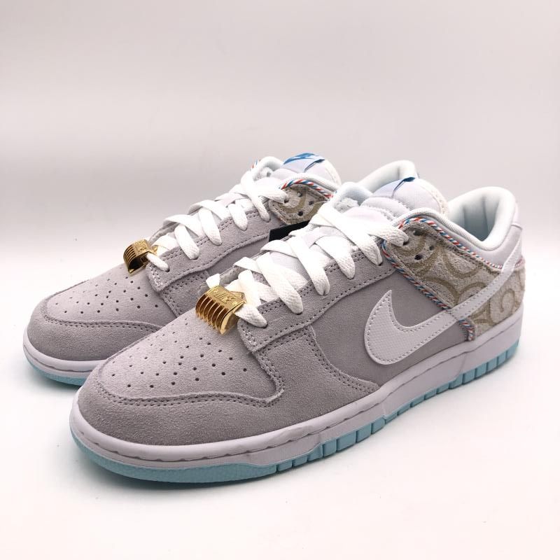 中古】NIKE DUNK LOW RETRO SE Barber Shop Grey サイズ27cm DH7614 