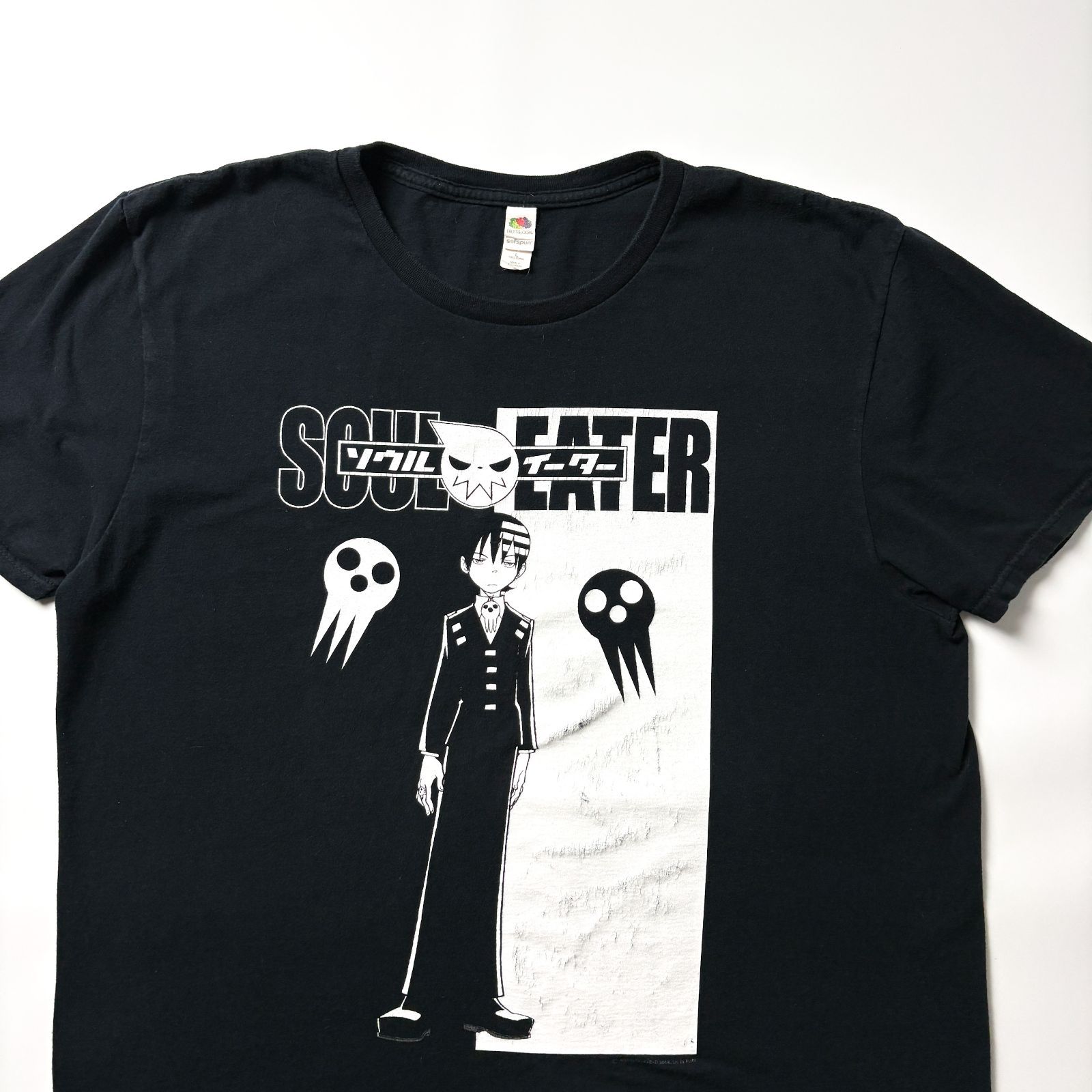 ソウルイーター SOUL EATER デス・ザ・キッド 半袖Tシャツ L ブラック 