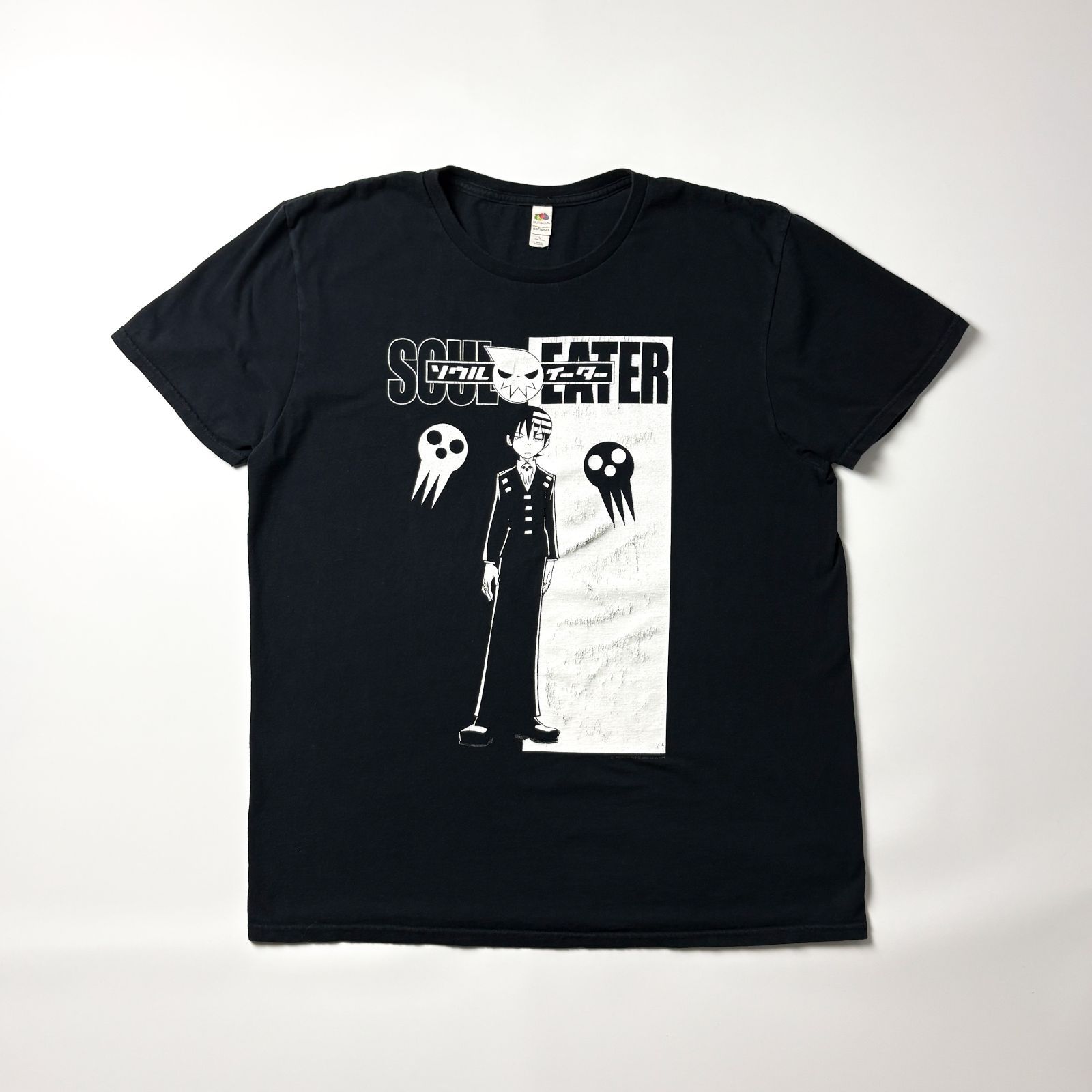 ソウルイーター SOUL EATER デス・ザ・キッド 半袖Tシャツ L ブラック 