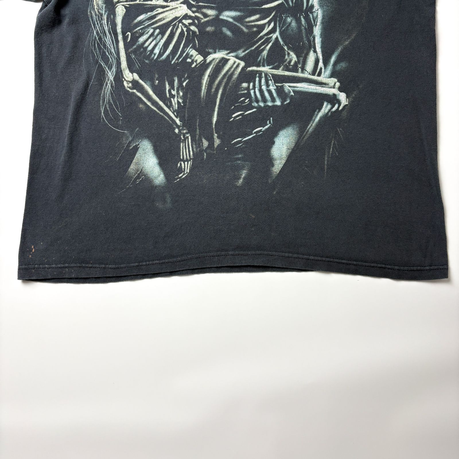 ディスターブド disturbed バンドTシャツ M ブラック 黒 大判プリント 