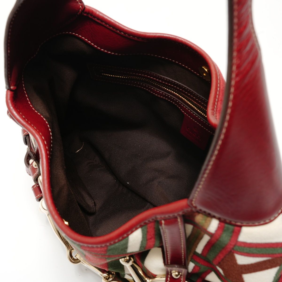 グッチ GUCCI 85周年限定 ベロア ショルダーバッグ【中古】 GUCCI - グッチ GUCCI 85周年限定 ベロア ショルダーバッグ【中古】の