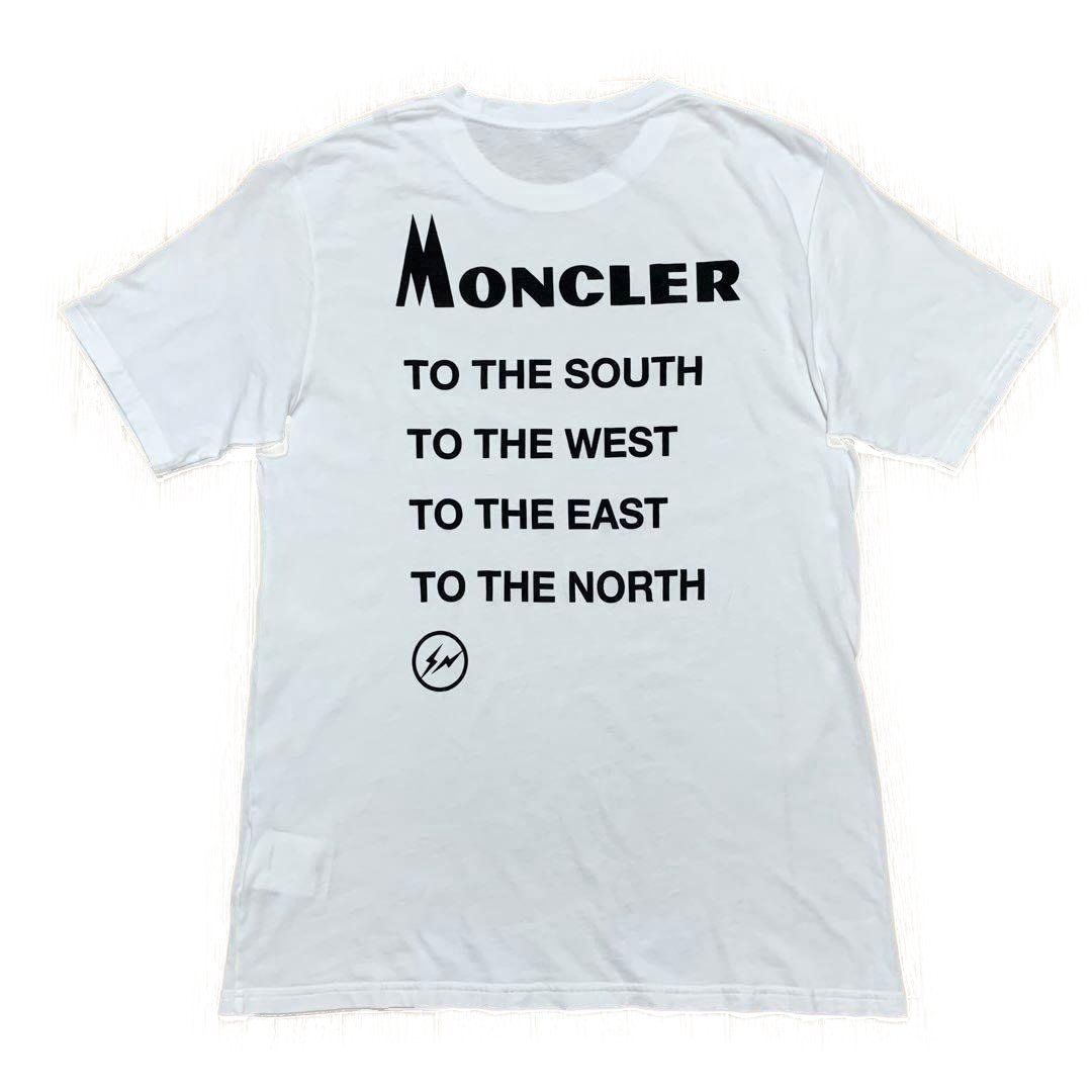 モンクレール フラグメント Tシャツ ホワイト L 国内正規品 3S579 
