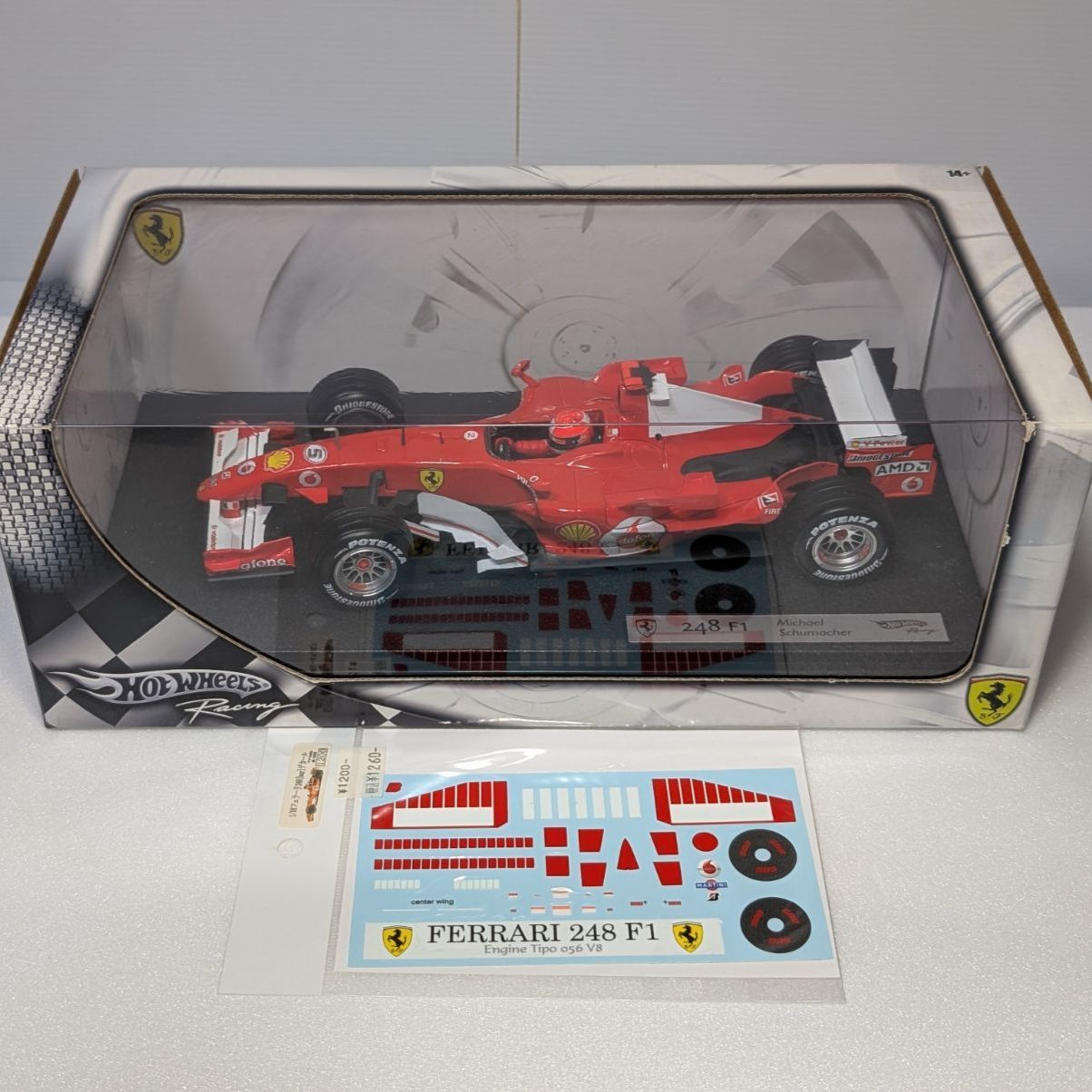 フェラーリ Ｆ１ 248模型 ミニカー公式ライセンス製品 シューマッハ仕様 フェラーリ F1 248模型 ミニカー公式ライセンス製品 シューマッハ