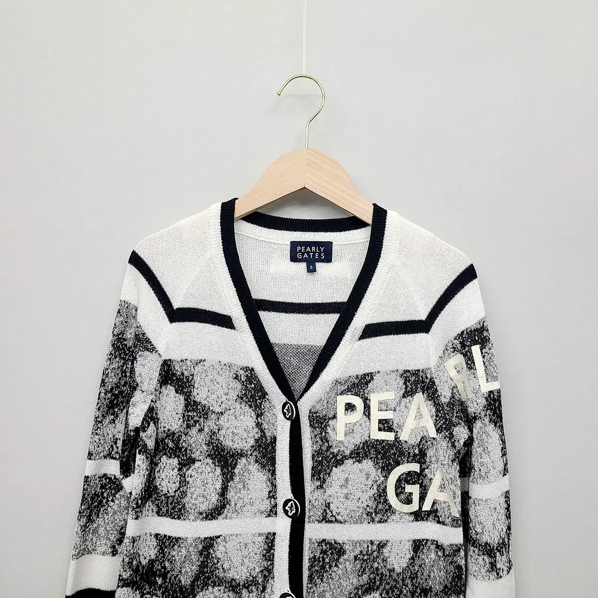 正規品 PEARLY GATES レディース ロゴ バイカラー ニット 正規品 PEARLY GATES レディース ロゴ バイカラー ニット