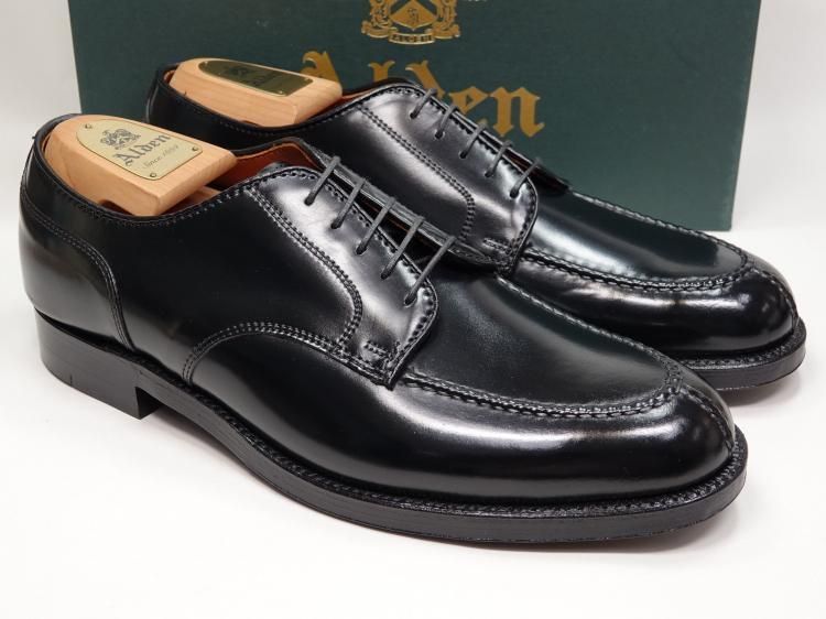 Alden◇オールデン◇Uチップ◇コードバン◇ブラック◇2451◇7E◇格安出品 486 / 0402 おすすめ‼ 試着程度 オールデン Uチップ ブラック コード