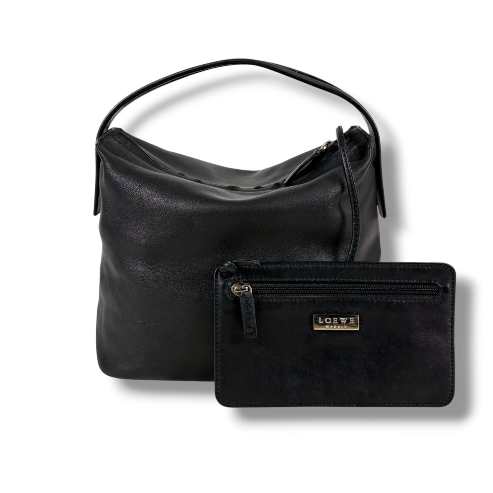 ロエベ LOEWE アクセサリーポーチ ミニハンドバッグ ポーチ レザー 