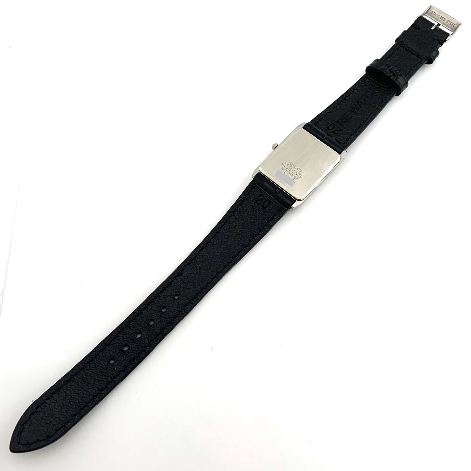 中古】SEIKO 9021-5290 クォーツ 腕時計 スクエア シルバー - メルカリ