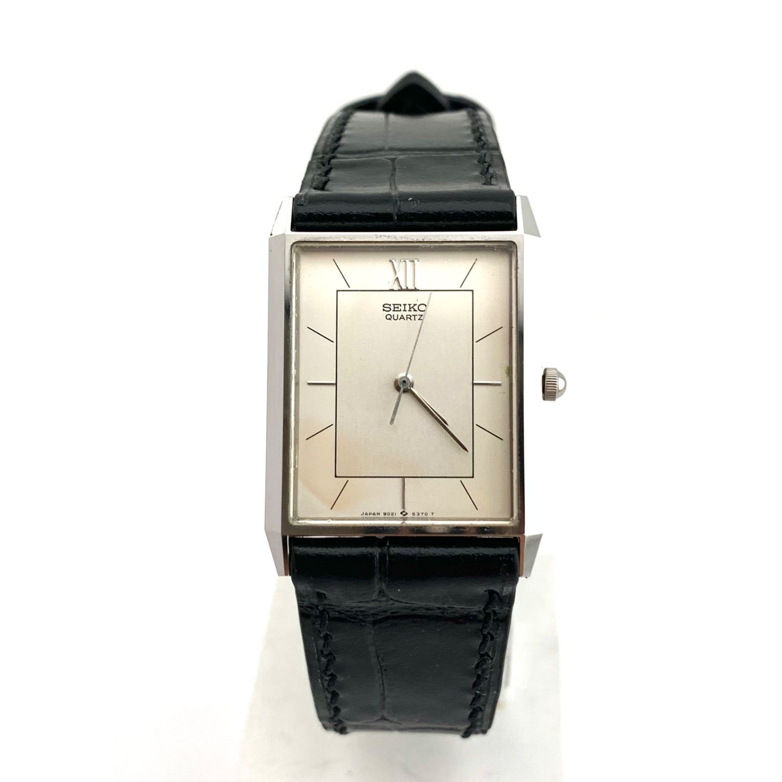 SEIKO（セイコー）9021-5290のクォーツ腕時計 中古】SEIKO 9021-5290 クォーツ 腕時計 スクエア シルバー - メルカリ