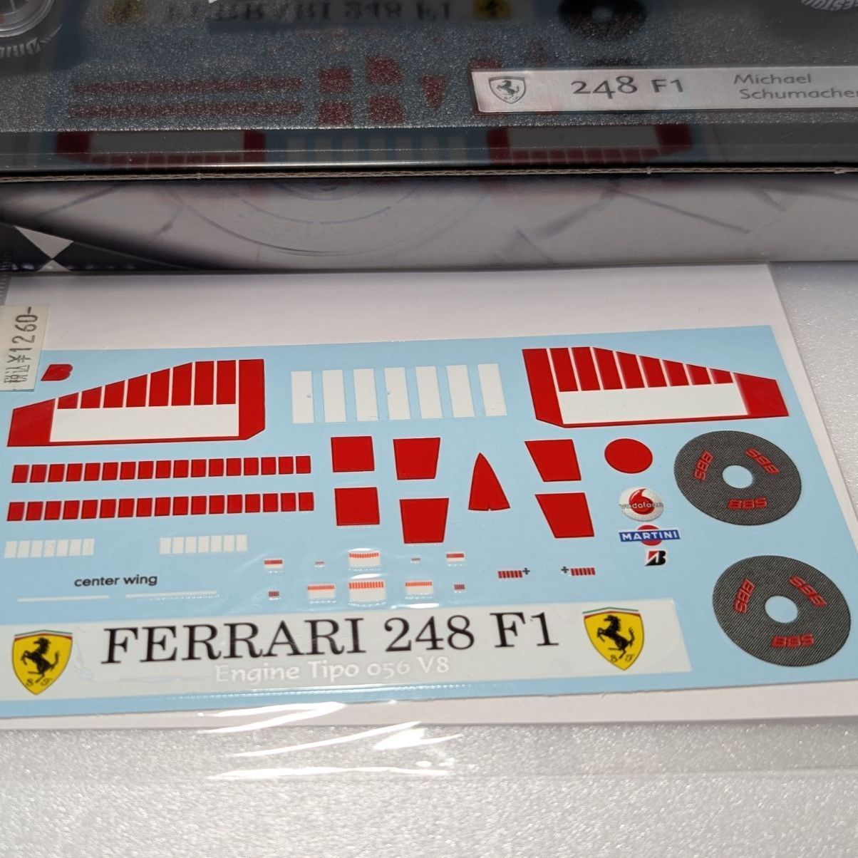 未開封 デカール付き マテル 1/18 フェラーリ 248F1 ミハエル 