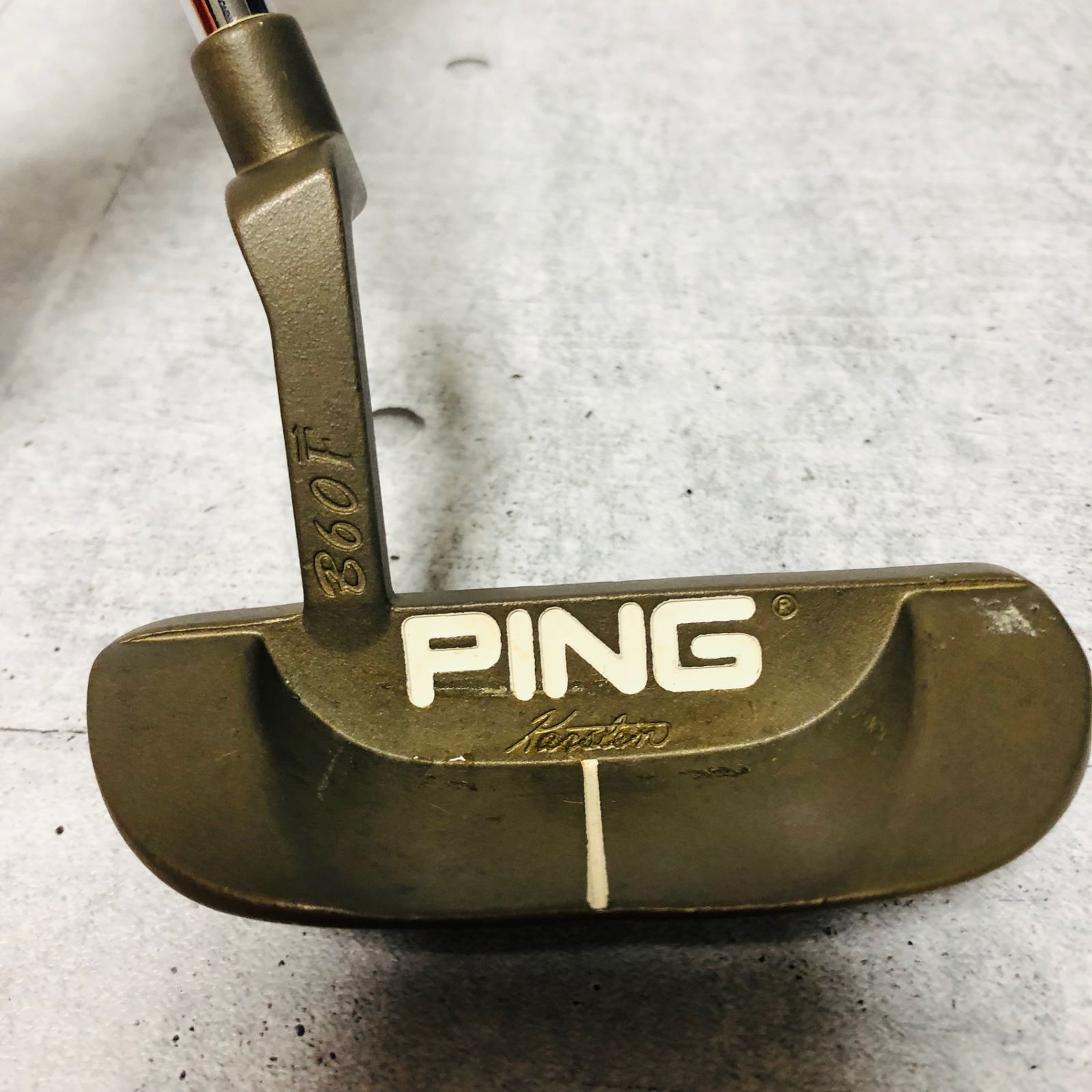 観賞用? PING ANSER3 KARSTEN MFG CORP BOX パター 34.0インチ ブロンズ ヴィンテージ ゴルフクラブ ピン 札幌市 厚別店 観賞用? PING ANSER3 KARSTEN MFG CORP BOX パター 34.0インチ